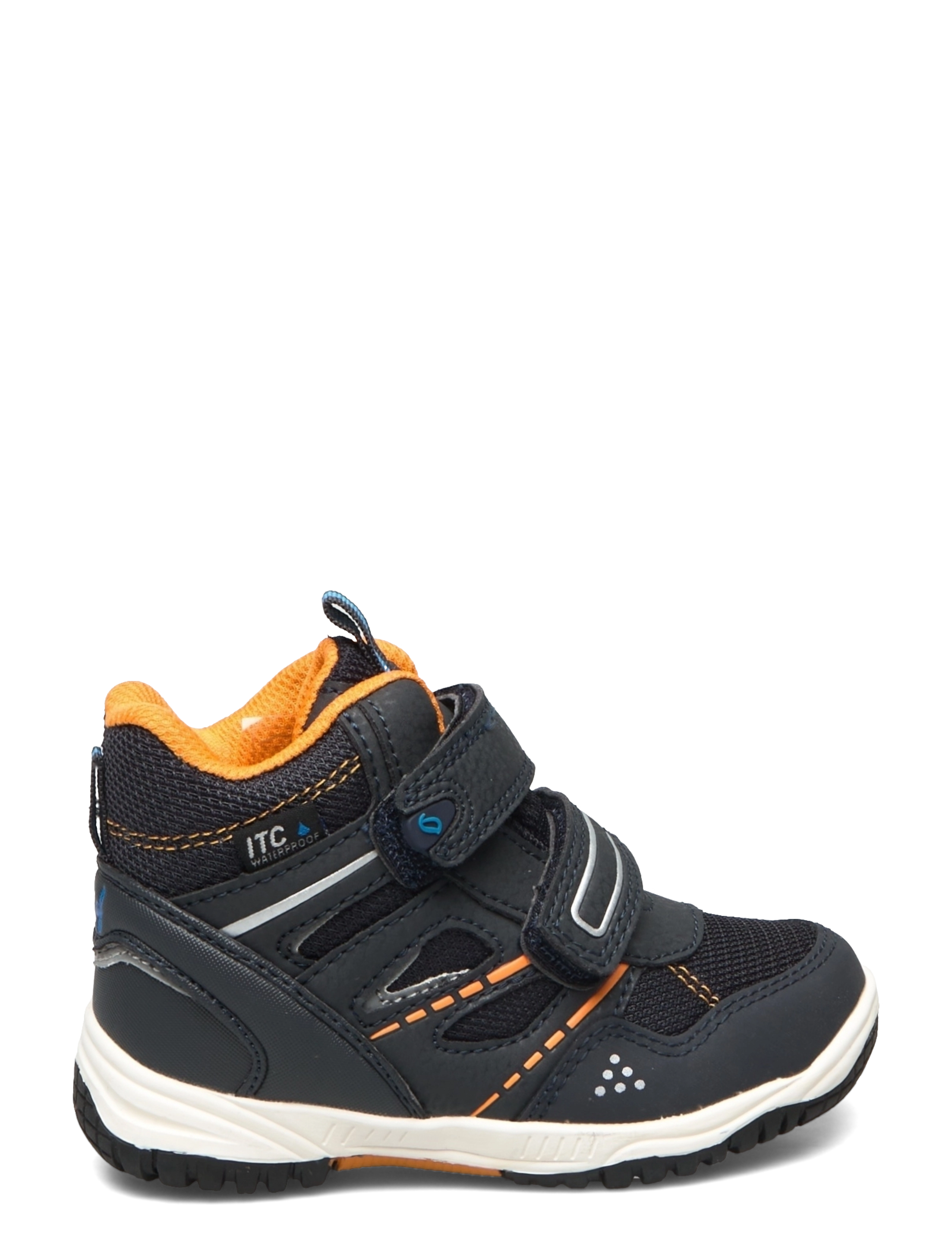 Leaf - Kasuri - höstskor - navy/orange - 2