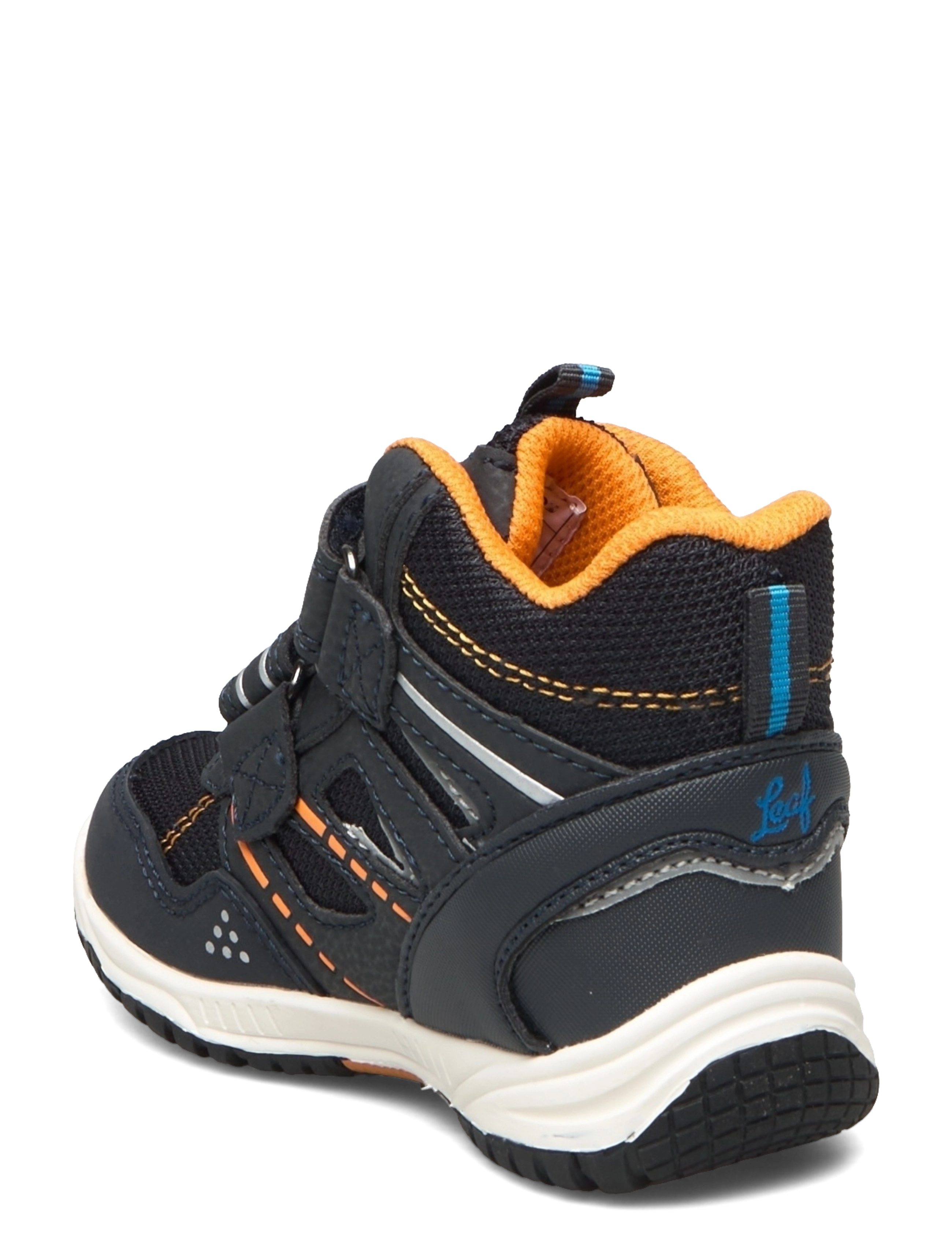 Leaf - Kasuri - höstskor - navy/orange - 3