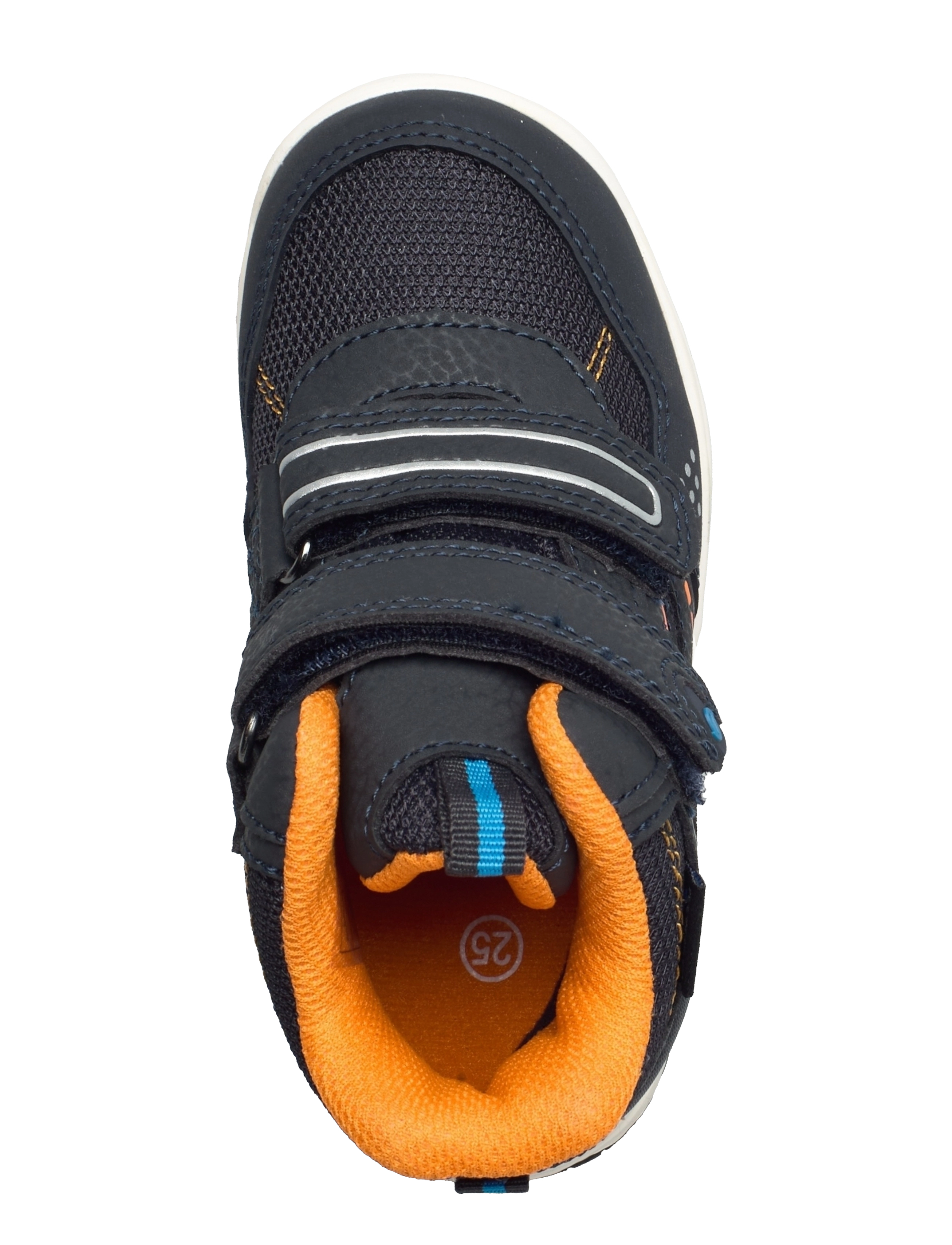 Leaf - Kasuri - höstskor - navy/orange - 4
