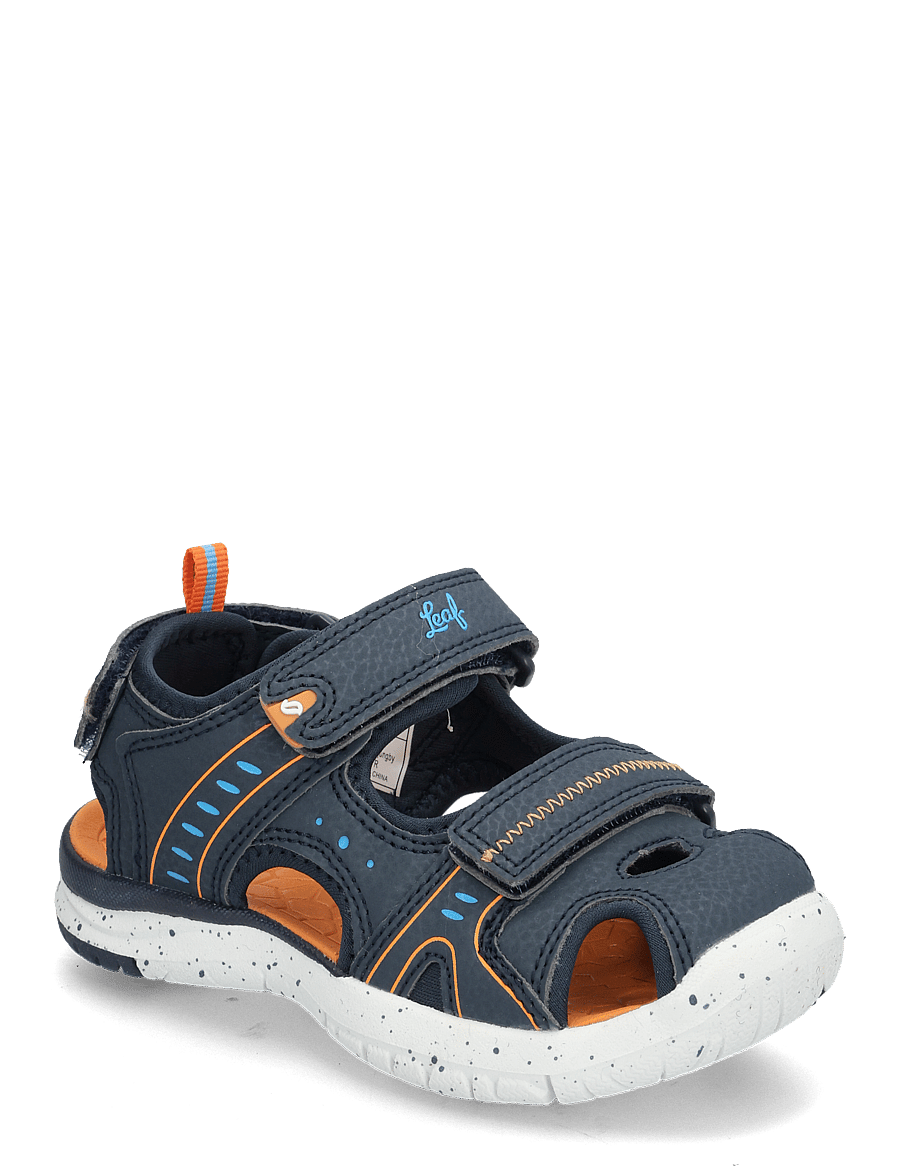 Leaf - Ljungby - sandalen - navy/orange - 0
