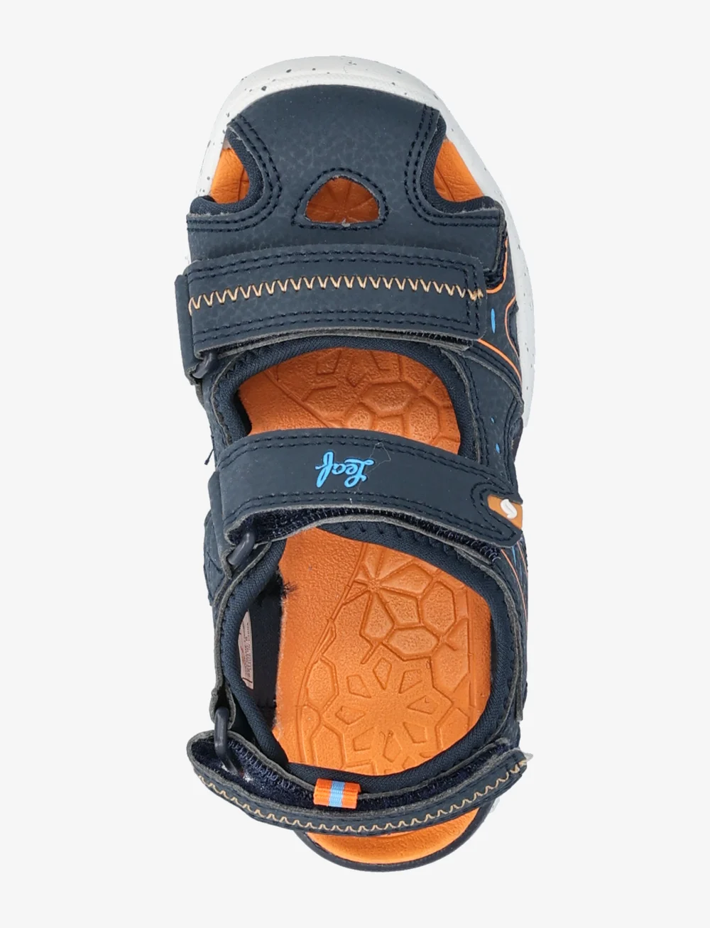 Leaf - Ljungby - sandaler - navy/orange - 3