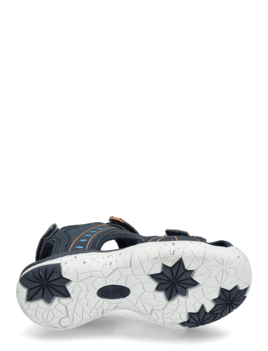 Leaf - Ljungby - sandalen - navy/orange - 4