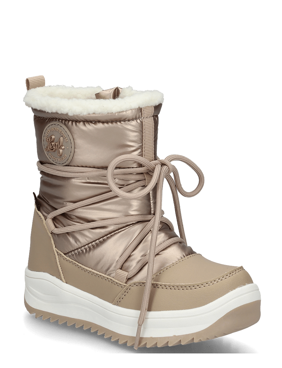 Leaf - Pajala - vinterstøvler - beige - 0
