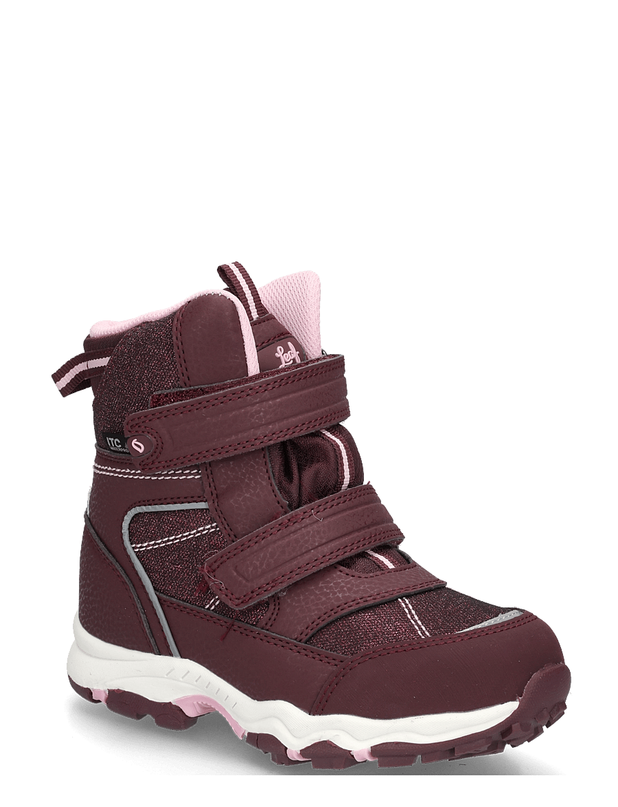 Leaf - Siljan - hiking shoes - burgundy/pink - 0