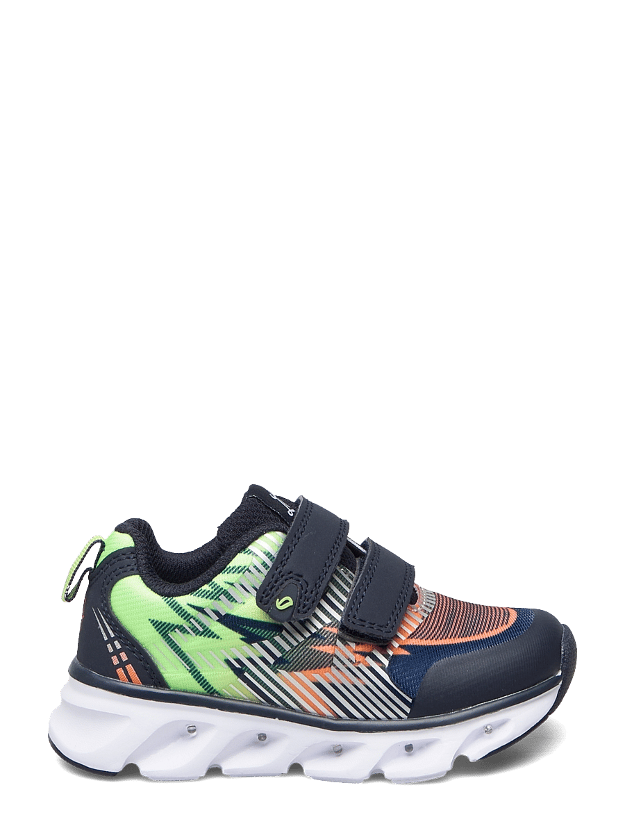 Leaf - Skalka - blinkande sneakers - navylime - 2