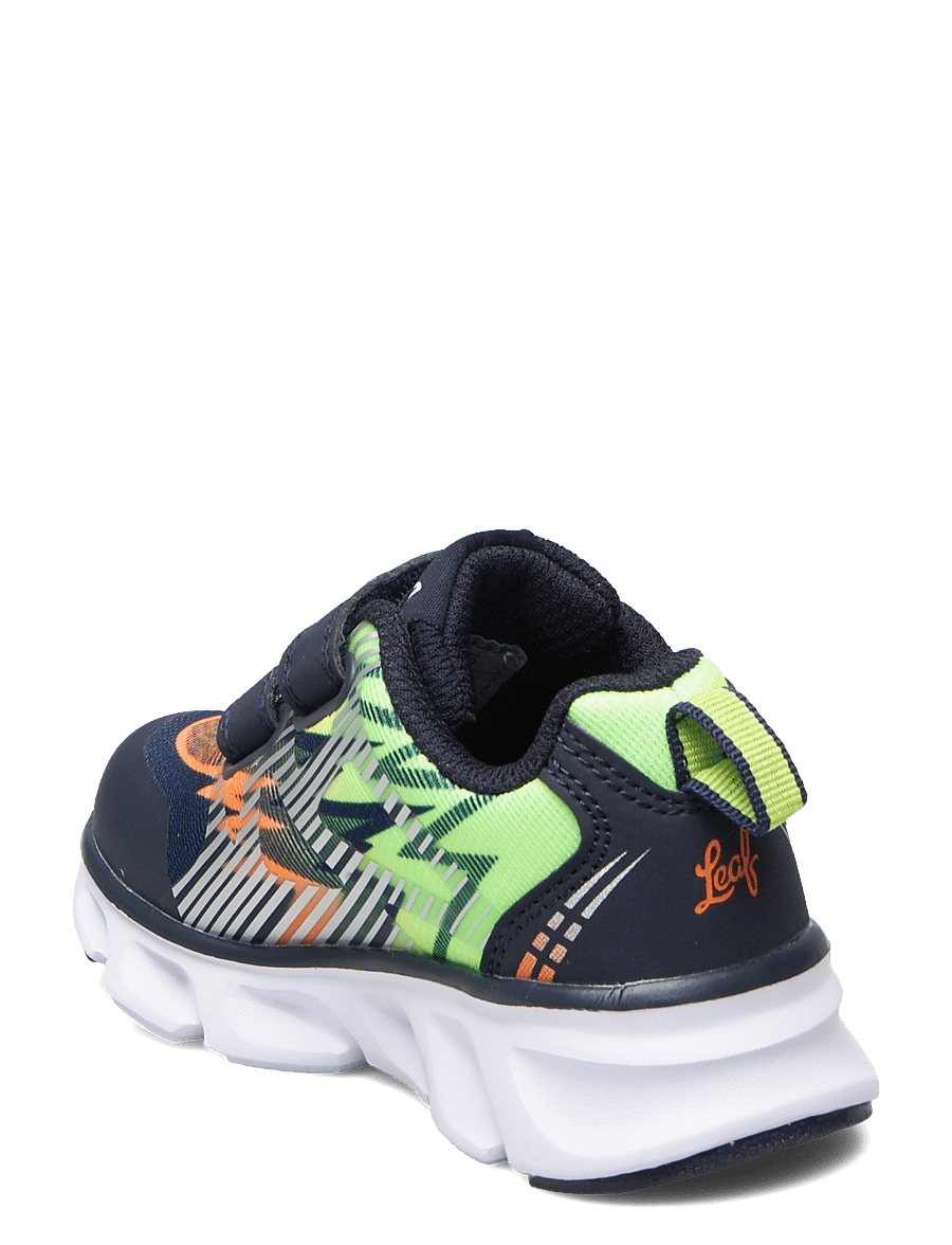 Leaf - Skalka - blinkande sneakers - navylime - 5