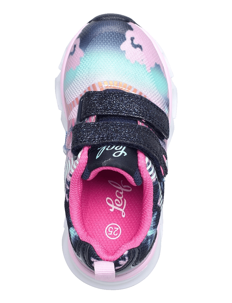 Leaf - Skalka - blinkende turnschuhe - navy/pink - 3