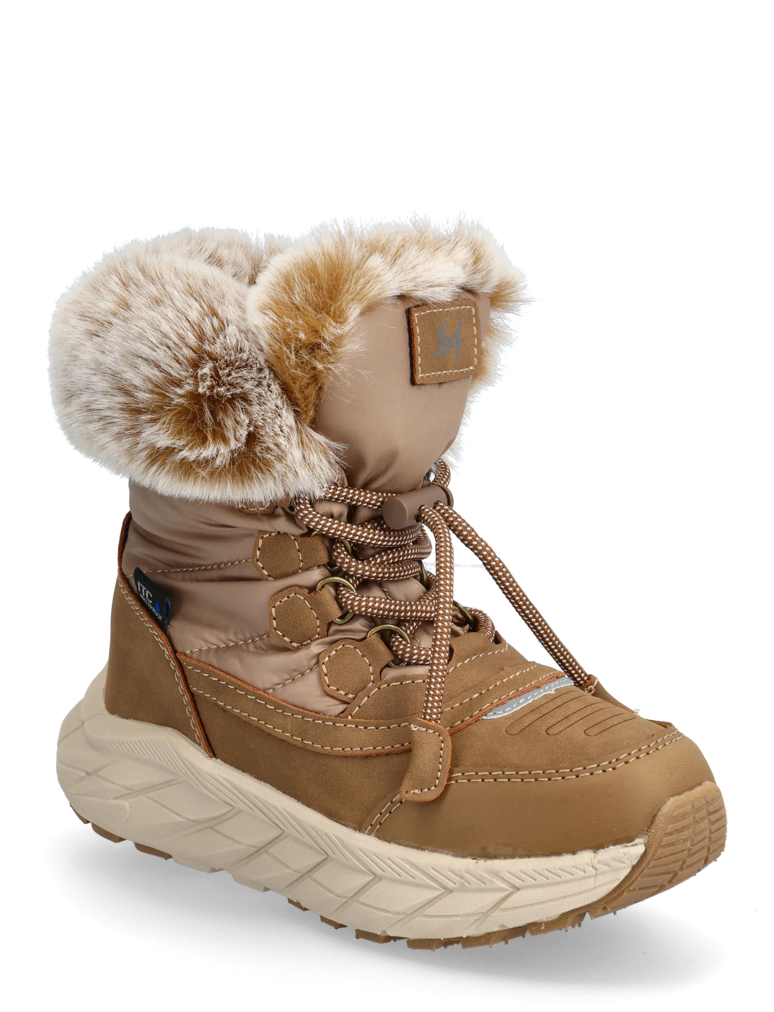 Leaf Solna, 31/20.5 cm, Winter Boots, Braun - Winterboots Pull On, Kinder