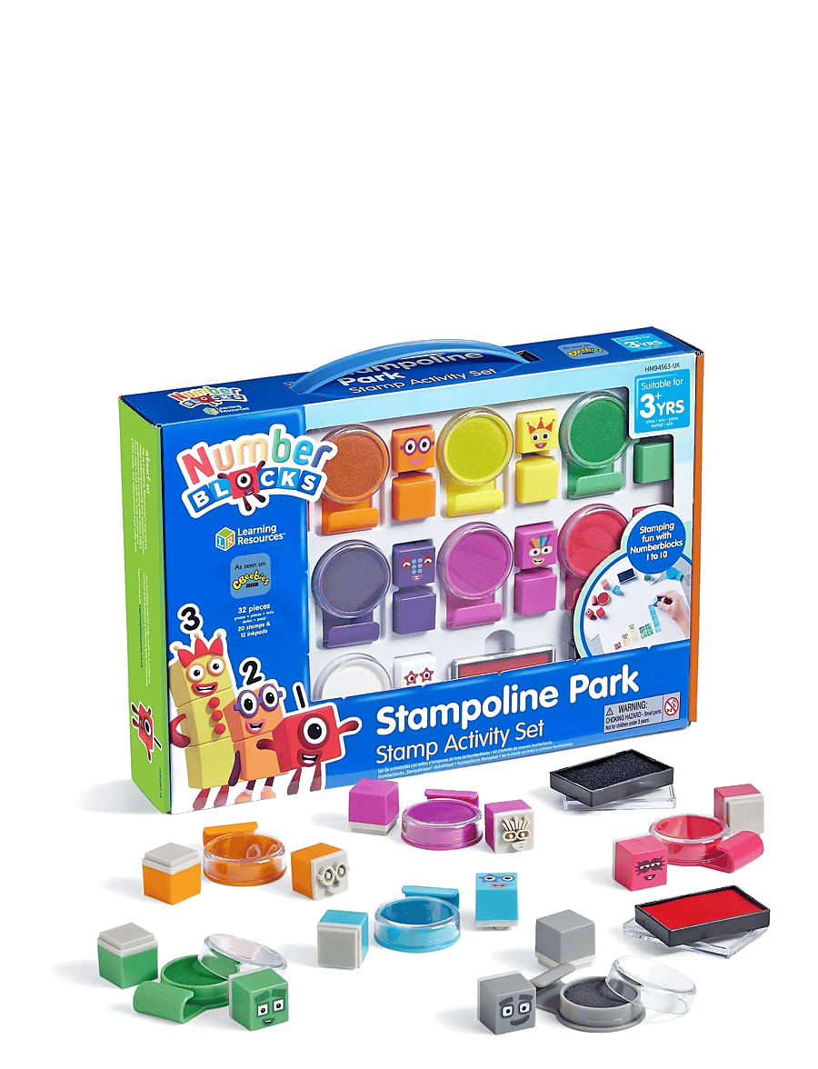 Learning Resources - Numberblocks® Stampoline Park Stamp Activity Set - stämplar - multi coloured - 2