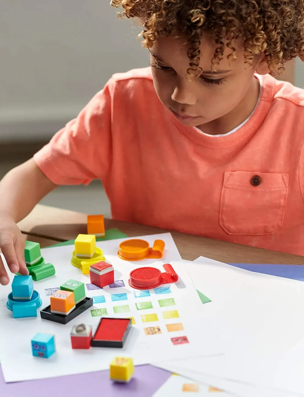 Learning Resources - Numberblocks® Stampoline Park Stamp Activity Set - stämplar - multi coloured - 0