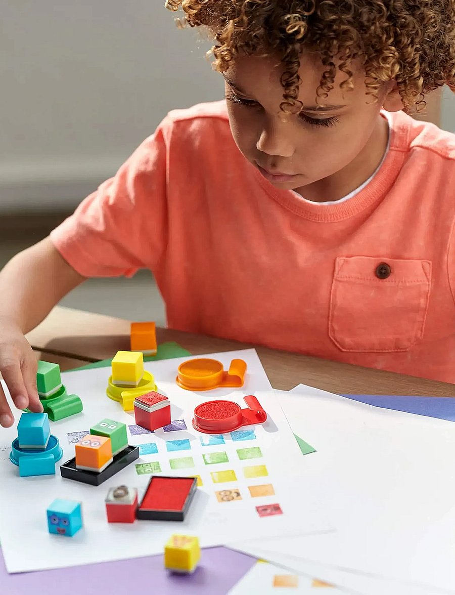 Learning Resources - Numberblocks® Stampoline Park Stamp Activity Set - stämplar - multi coloured - 0