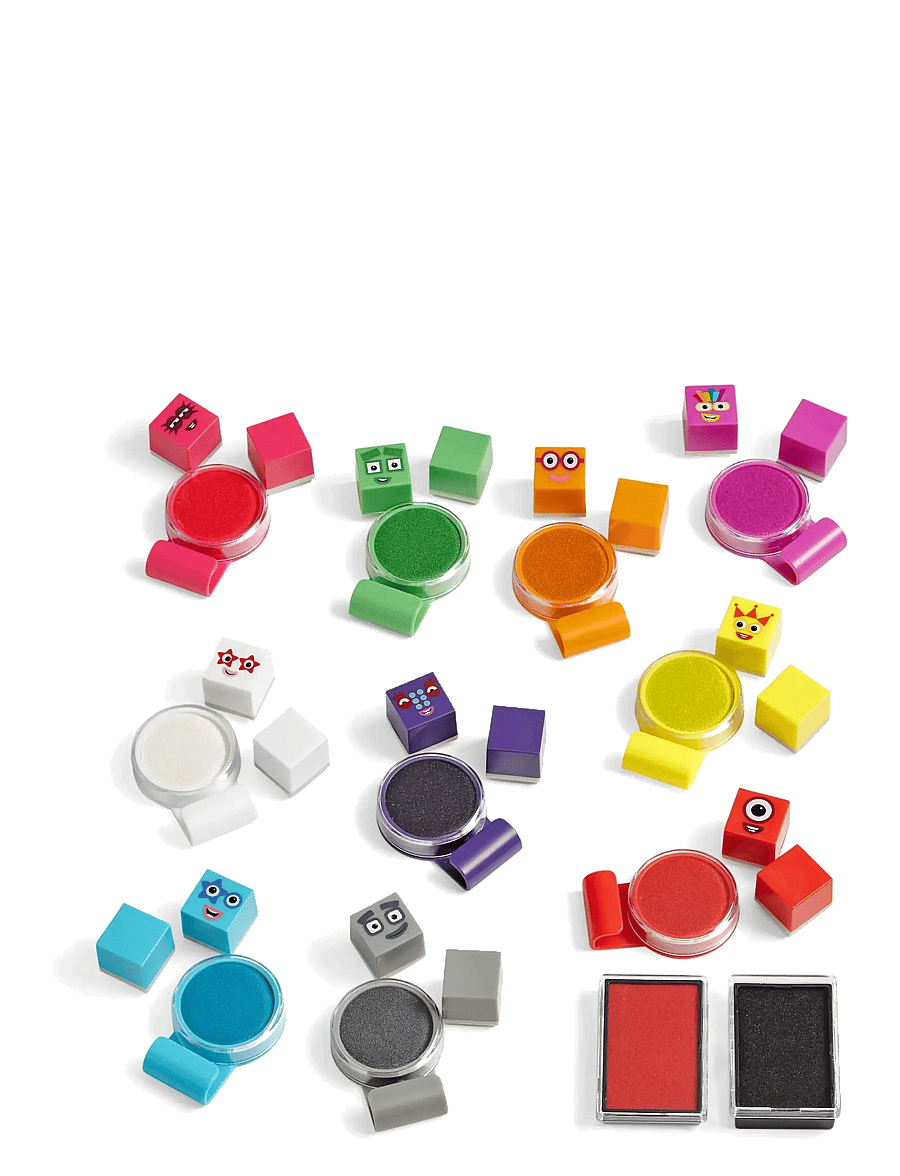 Learning Resources - Numberblocks® Stampoline Park Stamp Activity Set - stämplar - multi coloured - 3