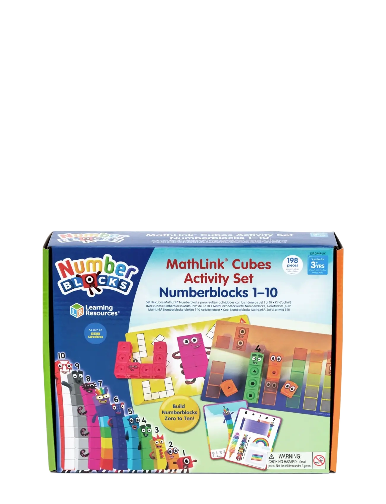 Learning Resources MathLink® Cubes Numberblocks® 1-10 Activity Set - Legetøjsfigurer & Sæt - MULTI COLOURED / pink/rose