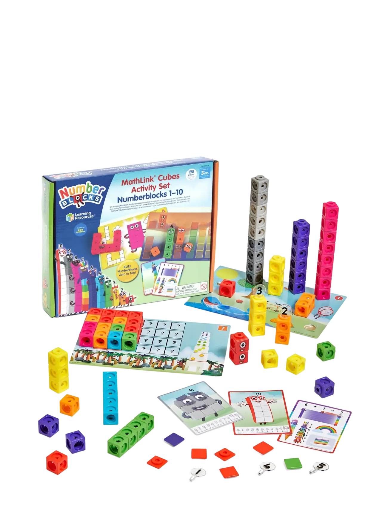 Learning Resources - MathLink® Cubes Numberblocks® 1-10 Activity Set - lekset - multi coloured - 2