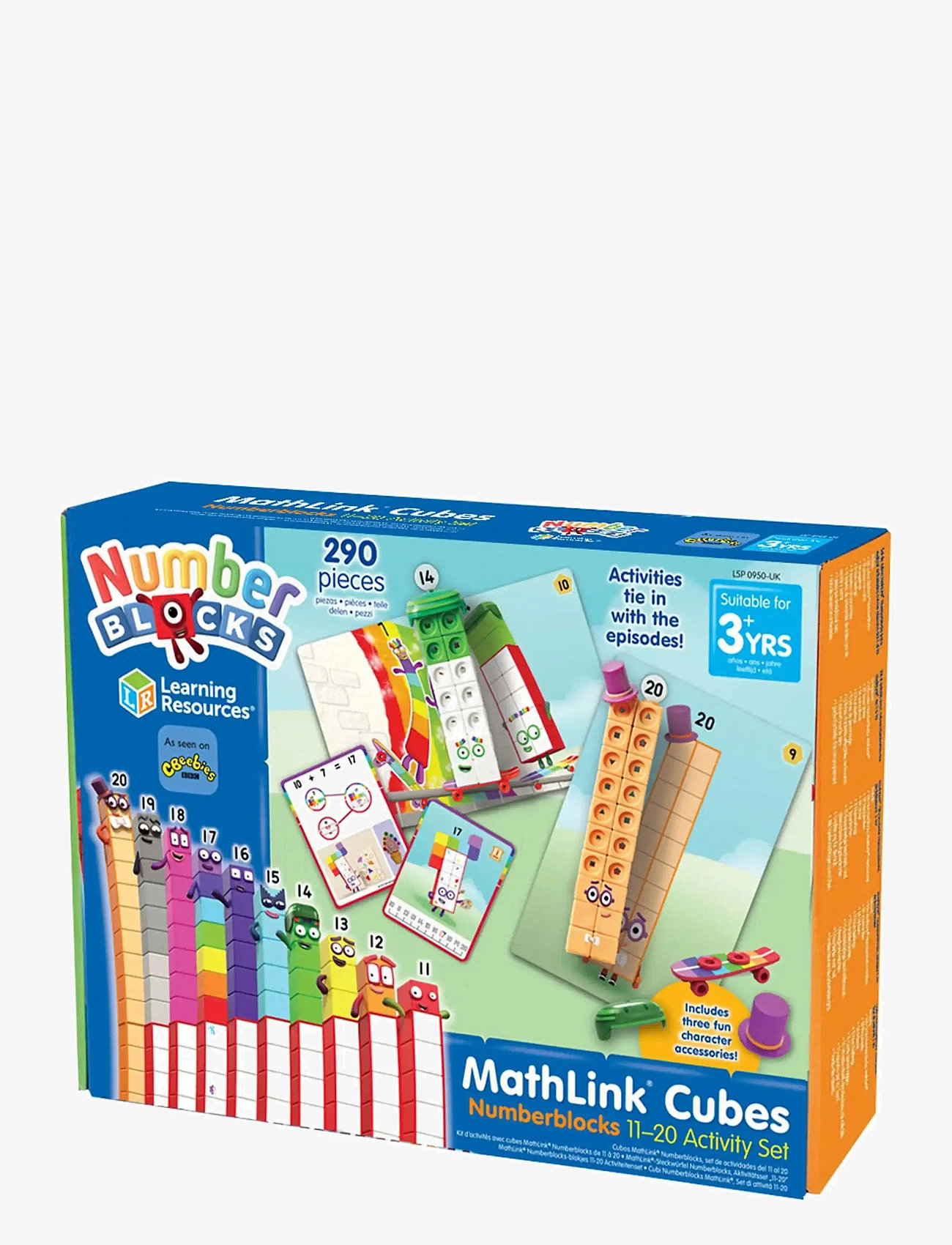 Learning Resources - MathLink® Cubes Numberblocks® 11-20 Activity Set - multi coloured - 0