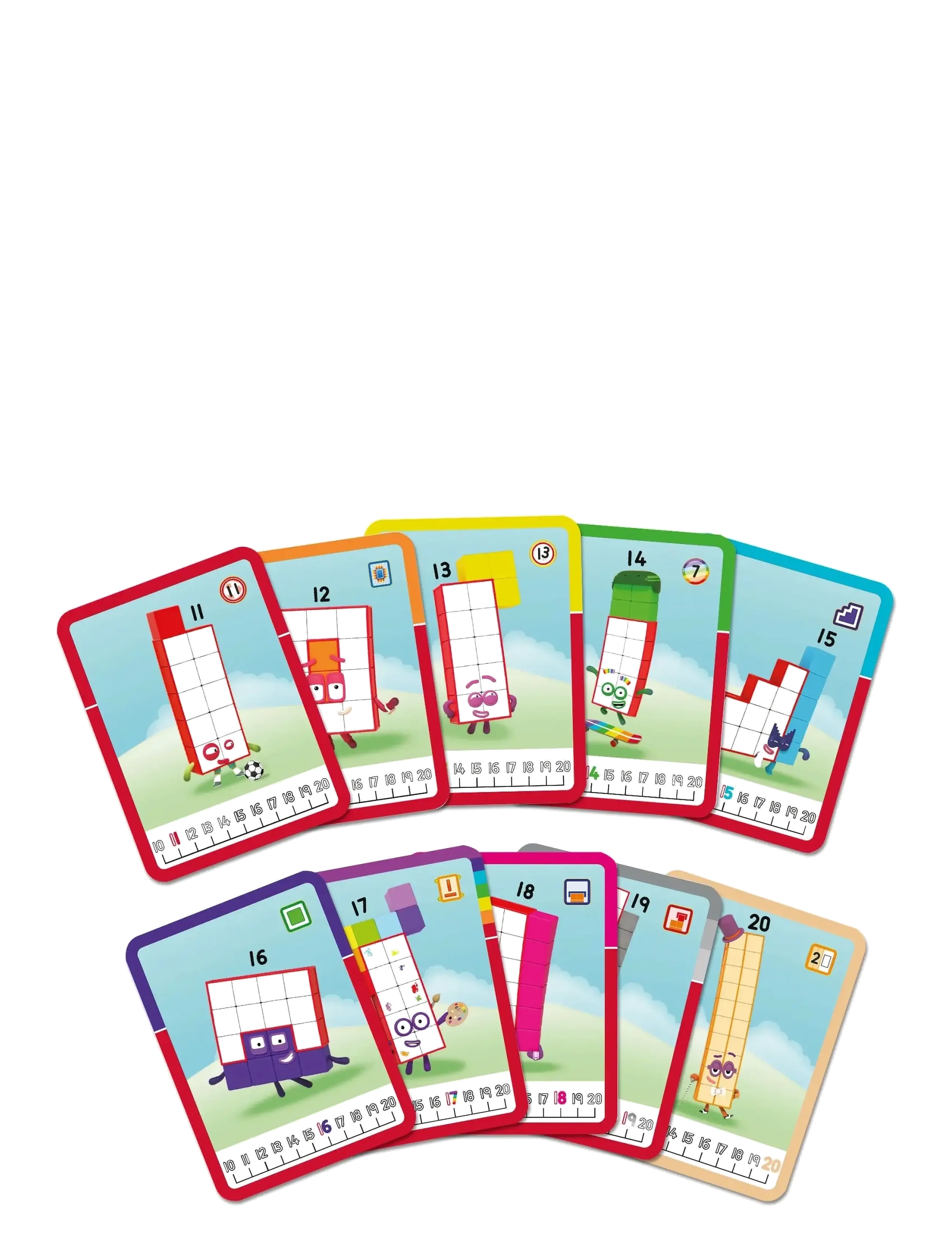 Learning Resources - MathLink® Cubes Numberblocks® 11-20 Activity Set - byggesett - multi coloured - 2