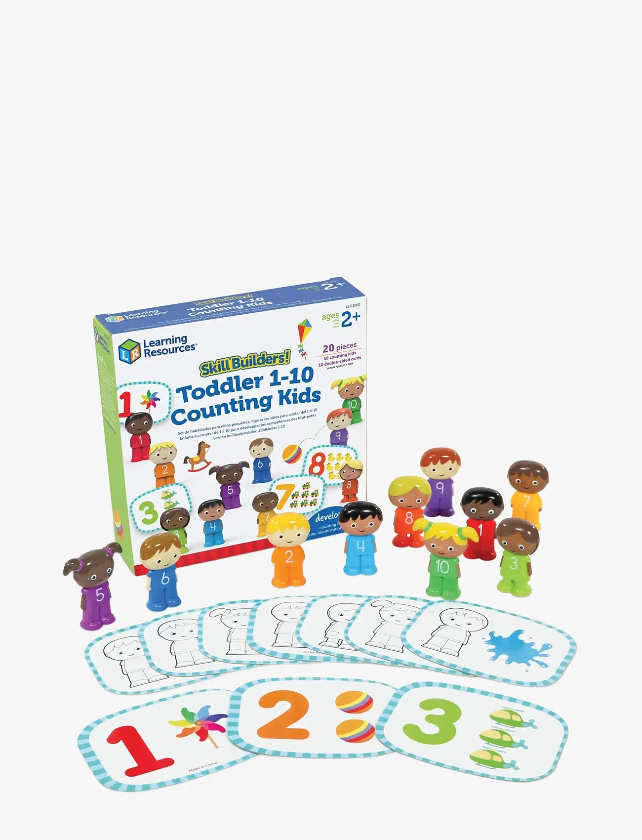 Learning Resources - Skill Builders! Toddler 1-10 Counting Kids - pædagogiske spil - multi coloured - 2