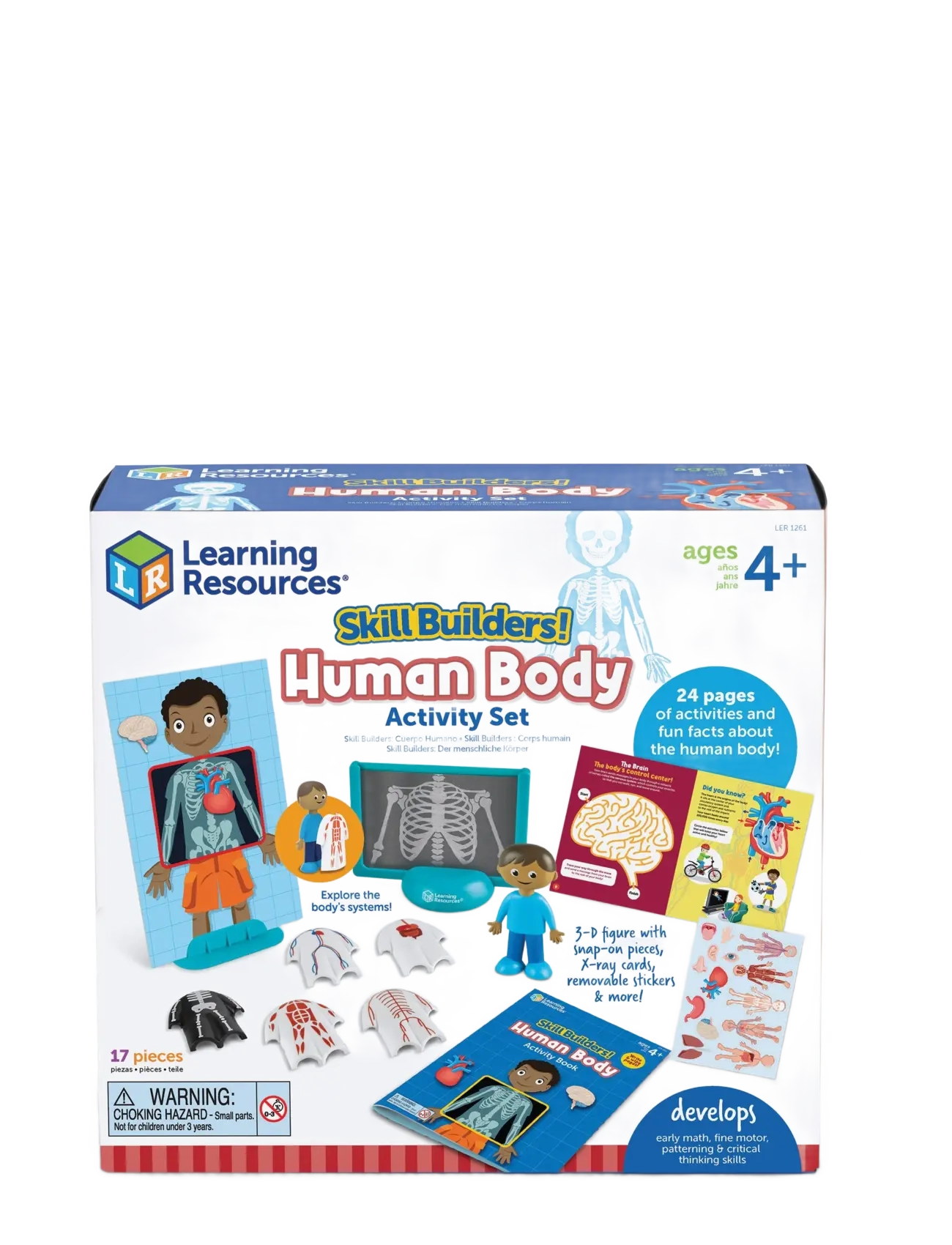 Learning Resources Skill Builders! Human Body - 4 for 3 - MULTI COLOURED / white