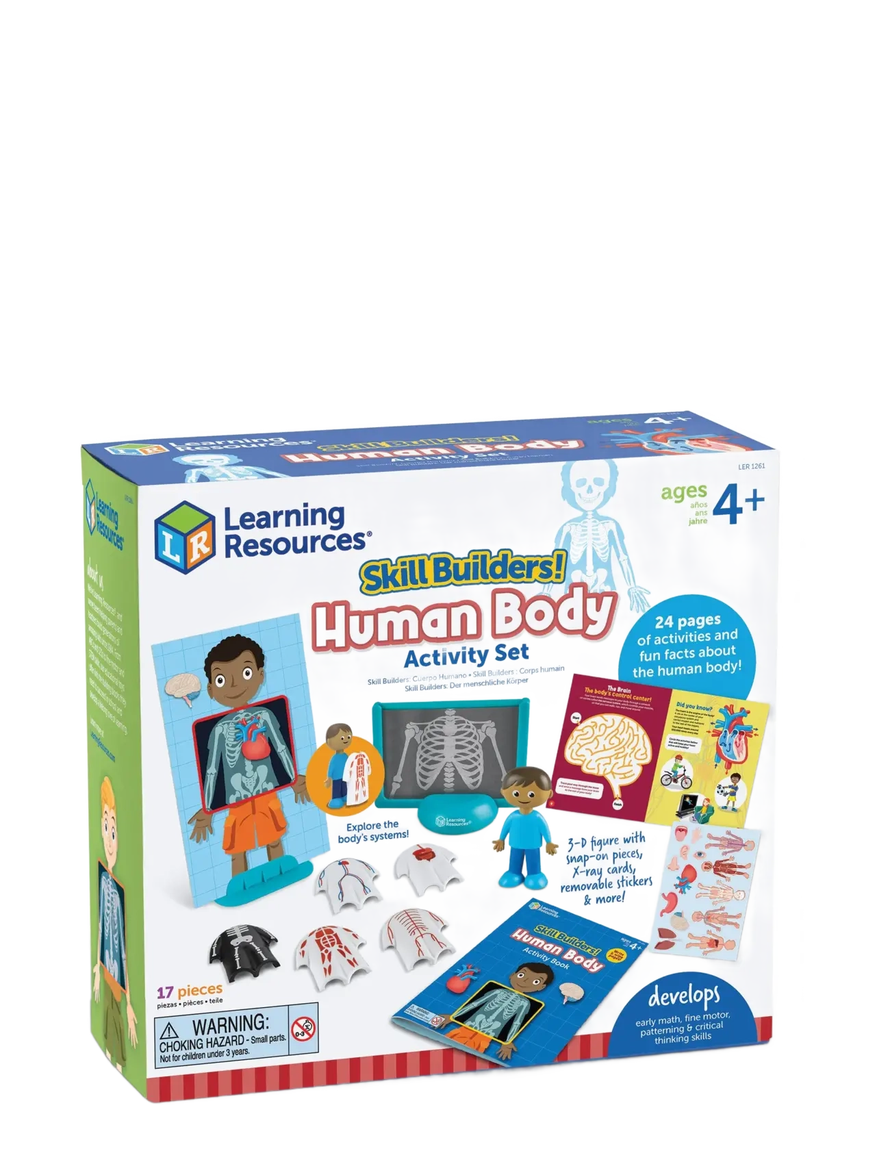 Learning Resources - Skill Builders! Human Body - lærerike spill - multi coloured - 1