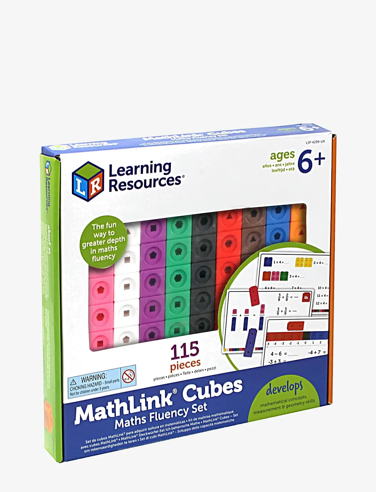 Learning Resources - MathLink® Cubes Maths Fluency Set - legesæt - multi coloured - 1