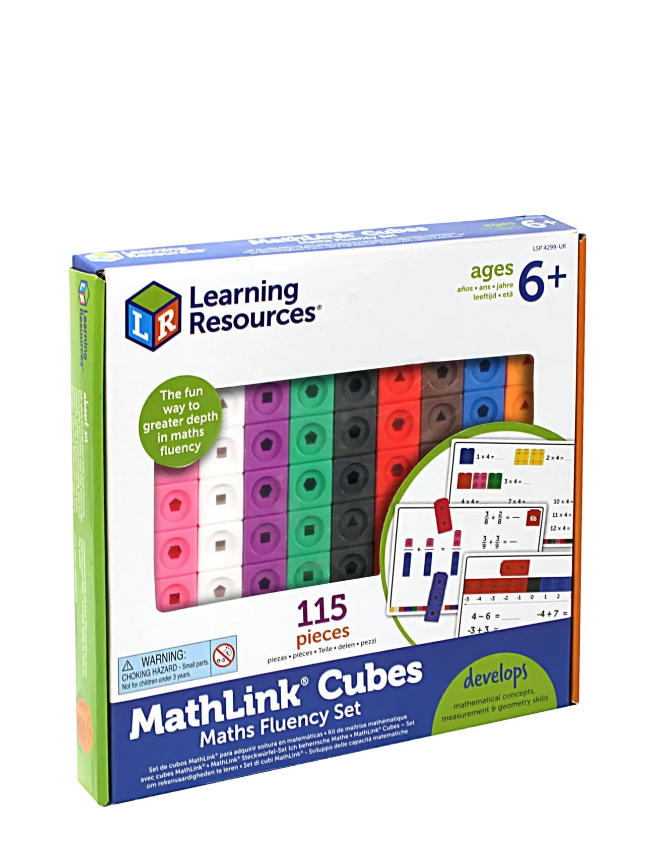 Learning Resources - MathLink® Cubes Maths Fluency Set - lekset - multi coloured - 1