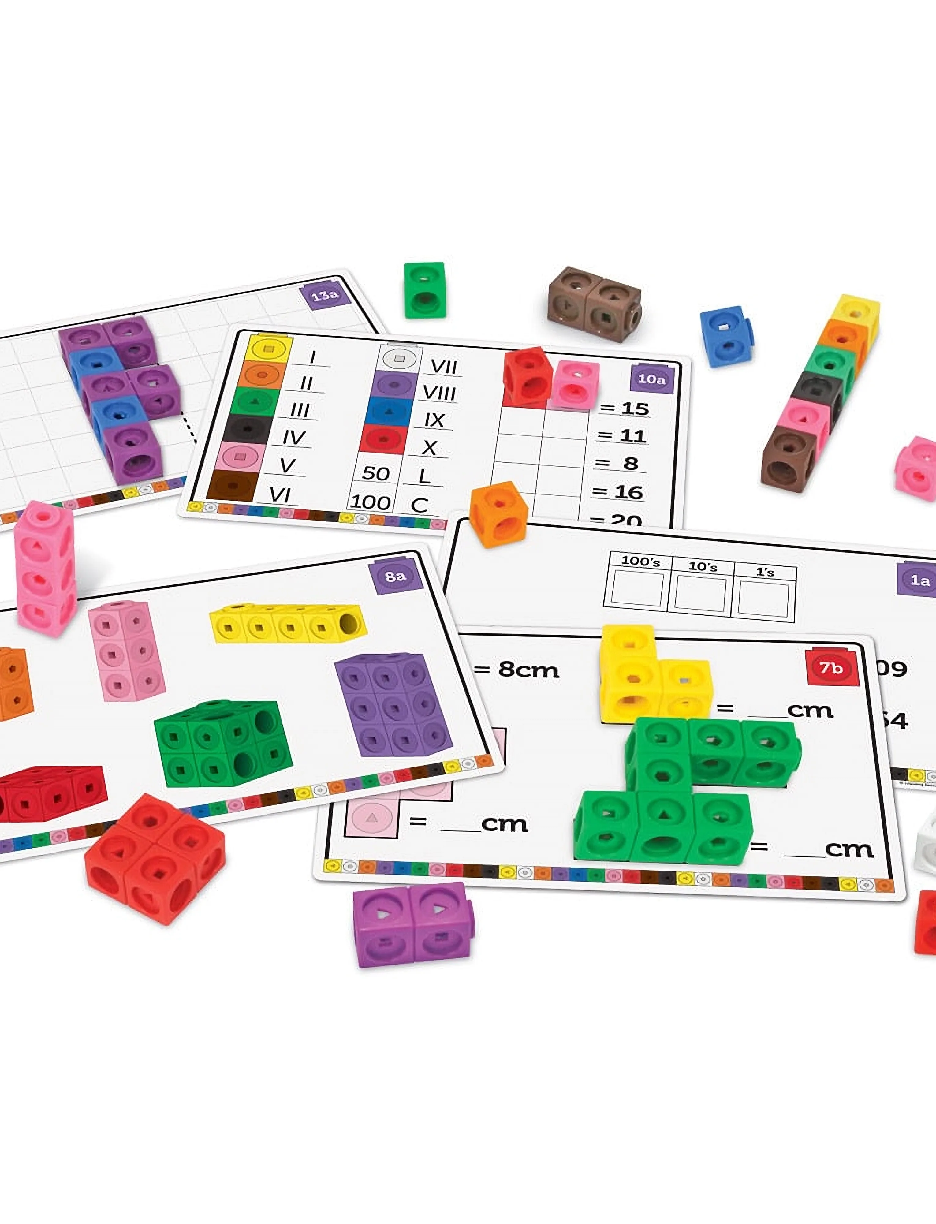 Learning Resources Mathlink Cubes Maths Fluency Set, One Size, White, Legesæt Og Actionfigurer > Legesæt, Børn