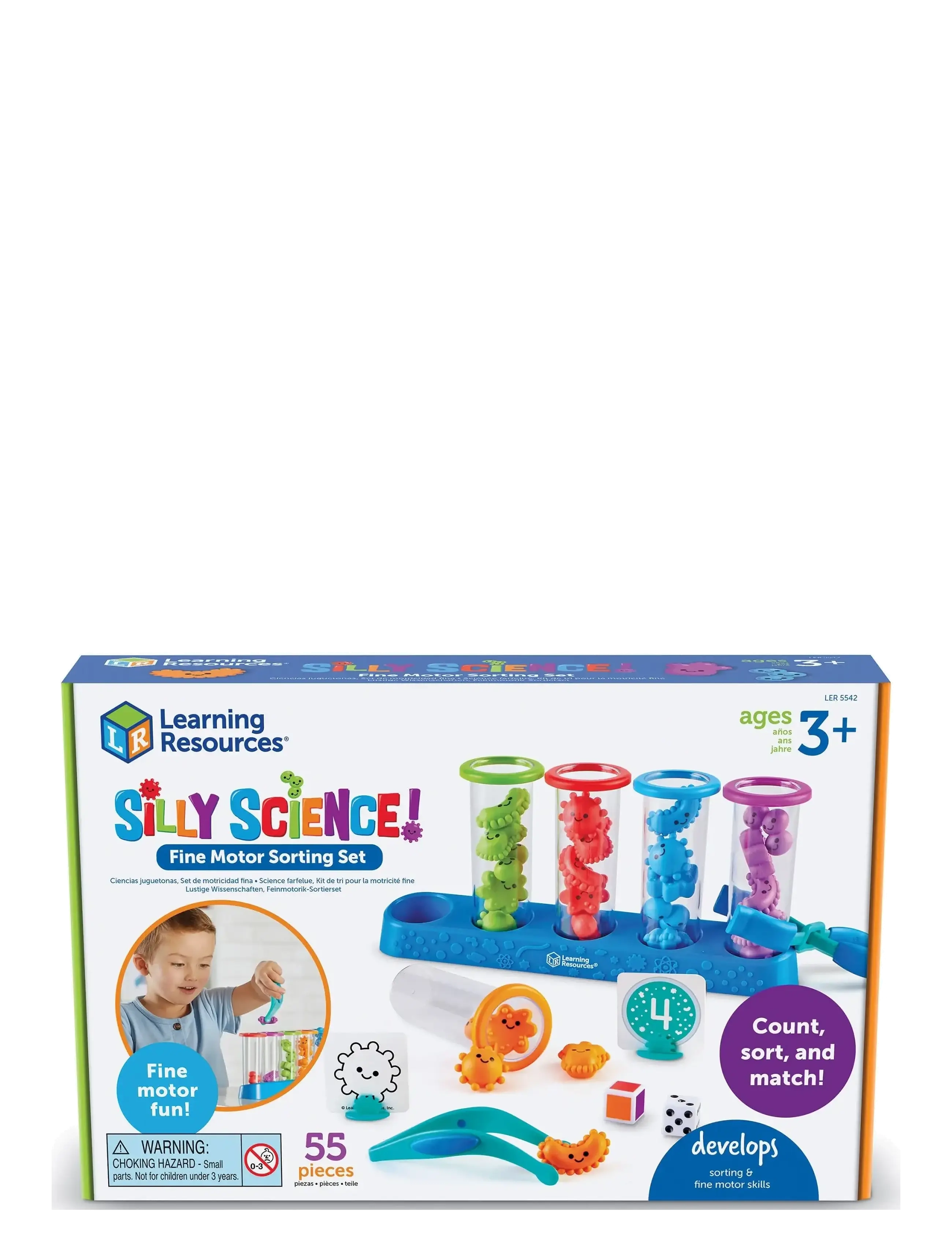 Learning Resources Silly Science Fine Motor Sorting Set - Pedagogiska leksaker - MULTI COLOURED / multi