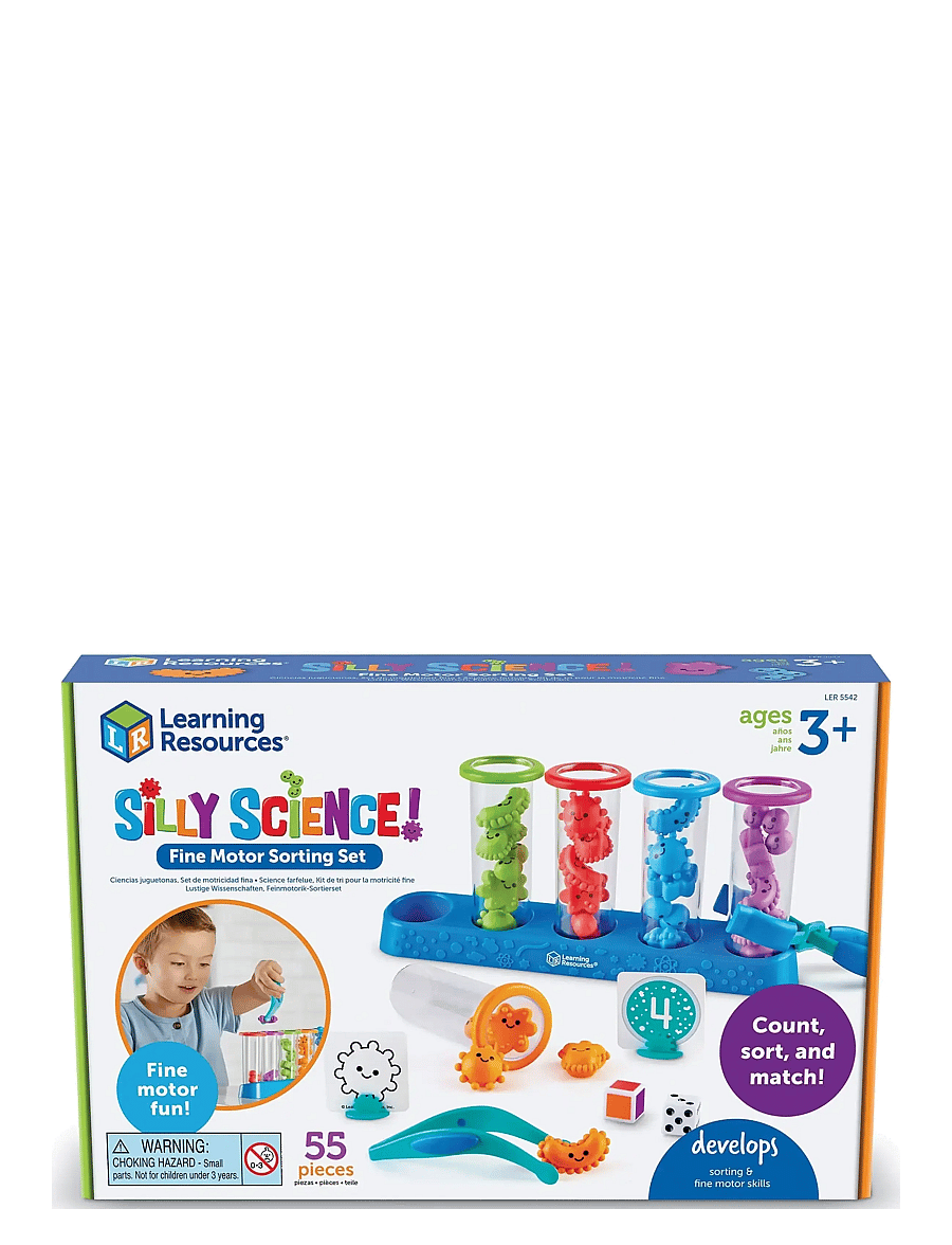 Learning Resources - Silly Science Fine Motor Sorting Set - multi coloured - 1