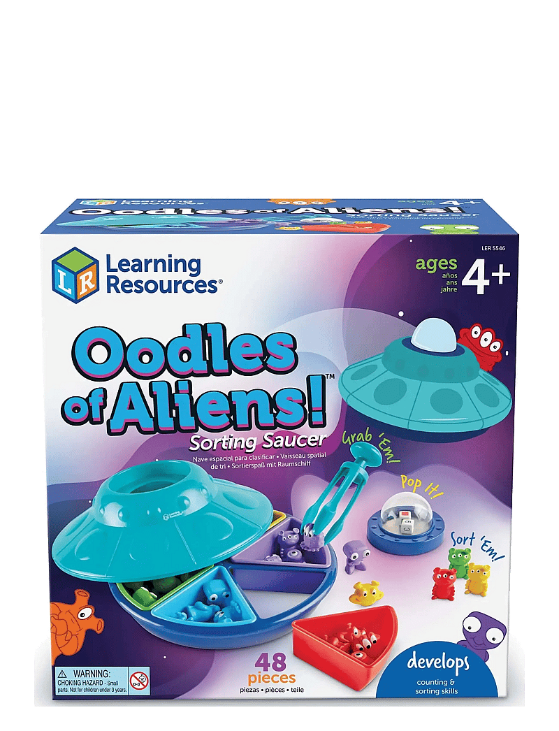 Learning Resources - Oodles of Aliens!™ Sorting Saucer - sorteringsboks-leke - multi coloured - 1