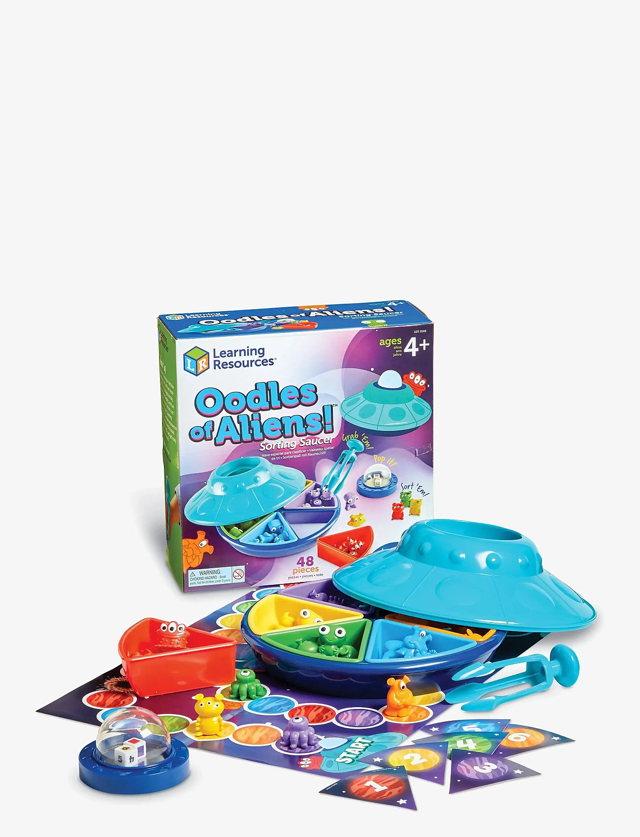 Learning Resources - Oodles of Aliens!™  Sorting Saucer - sorteringsboks-leke - multi coloured - 2