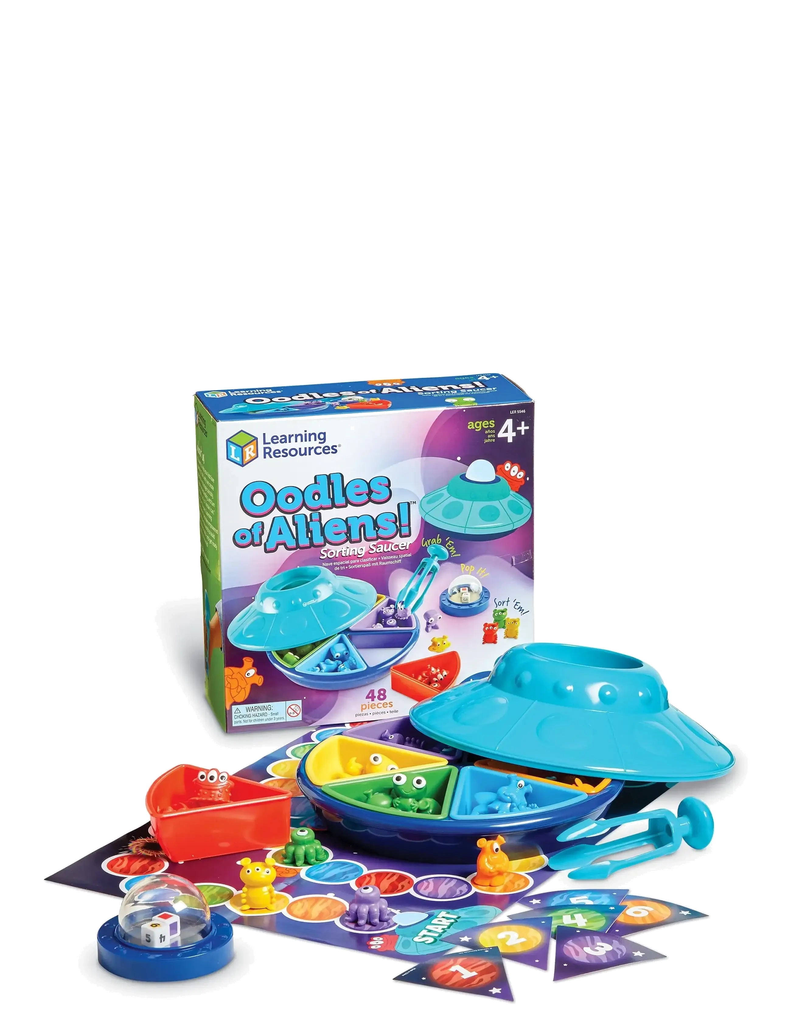 Learning Resources - Oodles of Aliens!™  Sorting Saucer - sorteringsboks-leke - multi coloured - 2