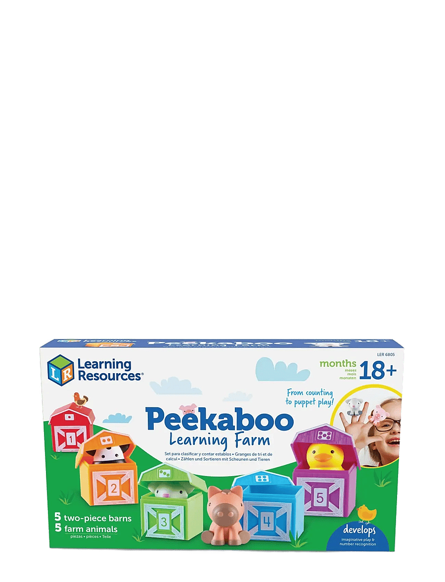 Learning Resources - Peekaboo Learning Farm - legesæt - multi coloured - 1
