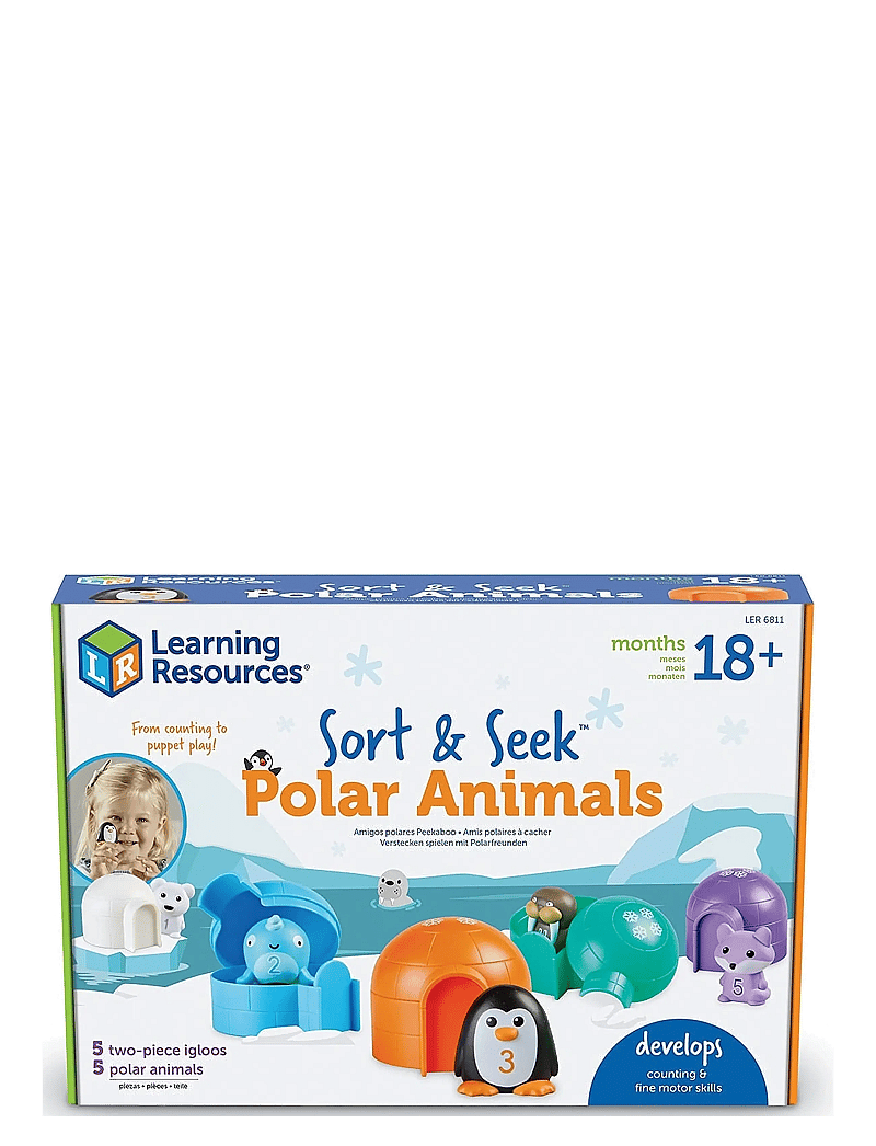 Learning Resources - Sort & Seek™ Polar Animals - interactive toys - multi coloured - 1