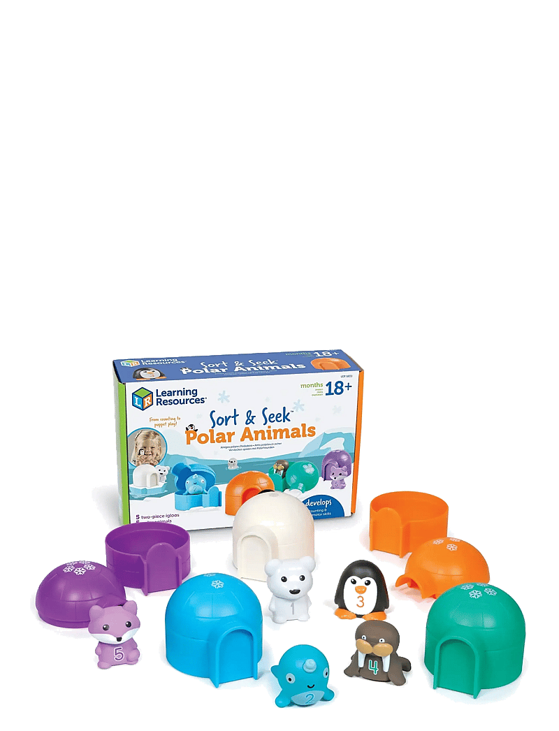 Learning Resources - Sort & Seek™ Polar Animals - interactive toys - multi coloured - 2