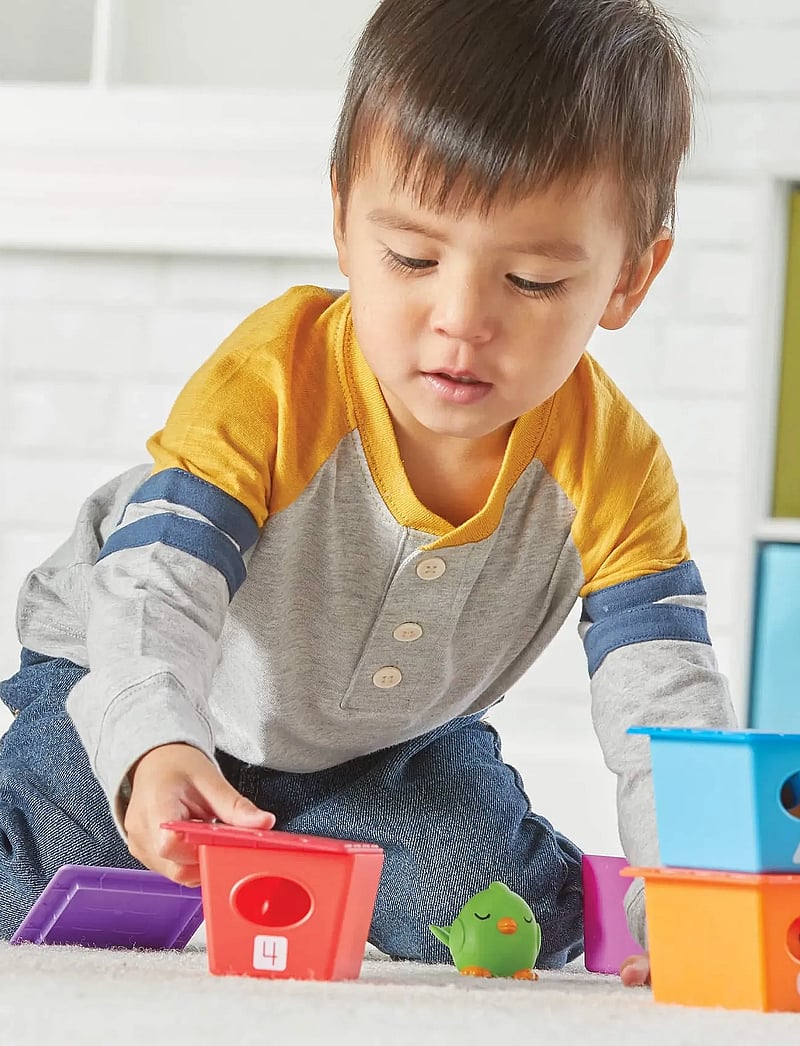 Learning Resources - Peek-a-Bird Learning Buddies - sorting box toy - multi coloured - 0