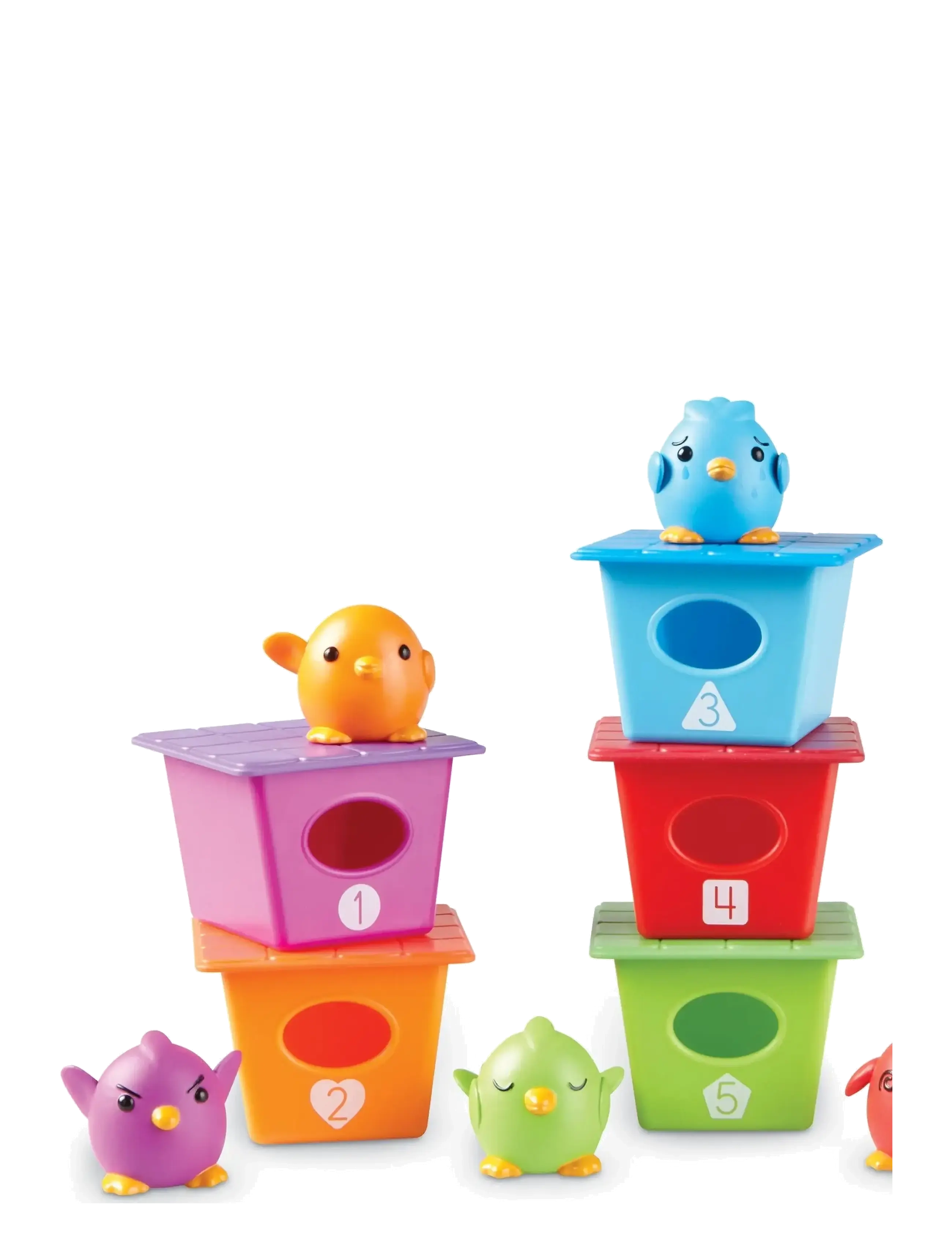 Learning Resources - Peek-a-Bird Learning Buddies - laveste priser - multi coloured - 2