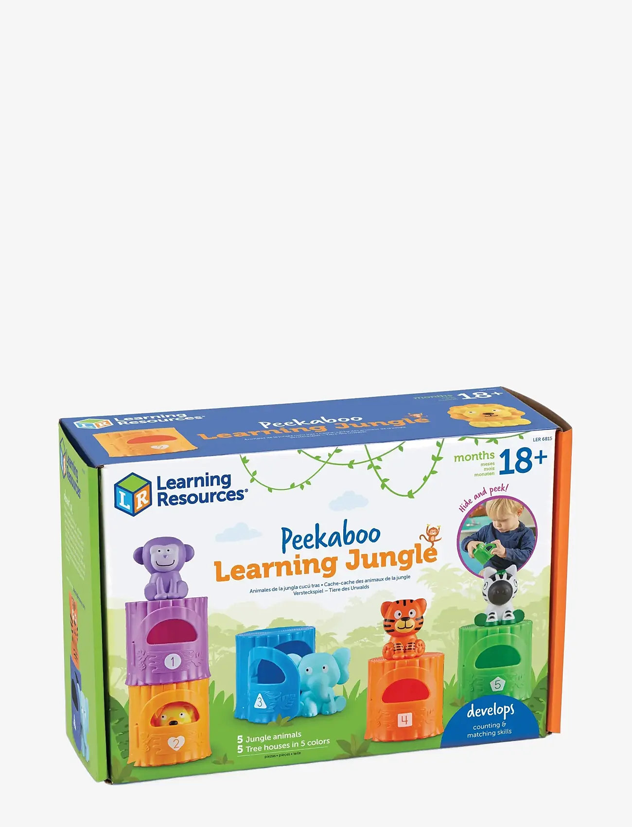 Learning Resources - Peekaboo Learning Jungle - lekset - multi coloured - 2