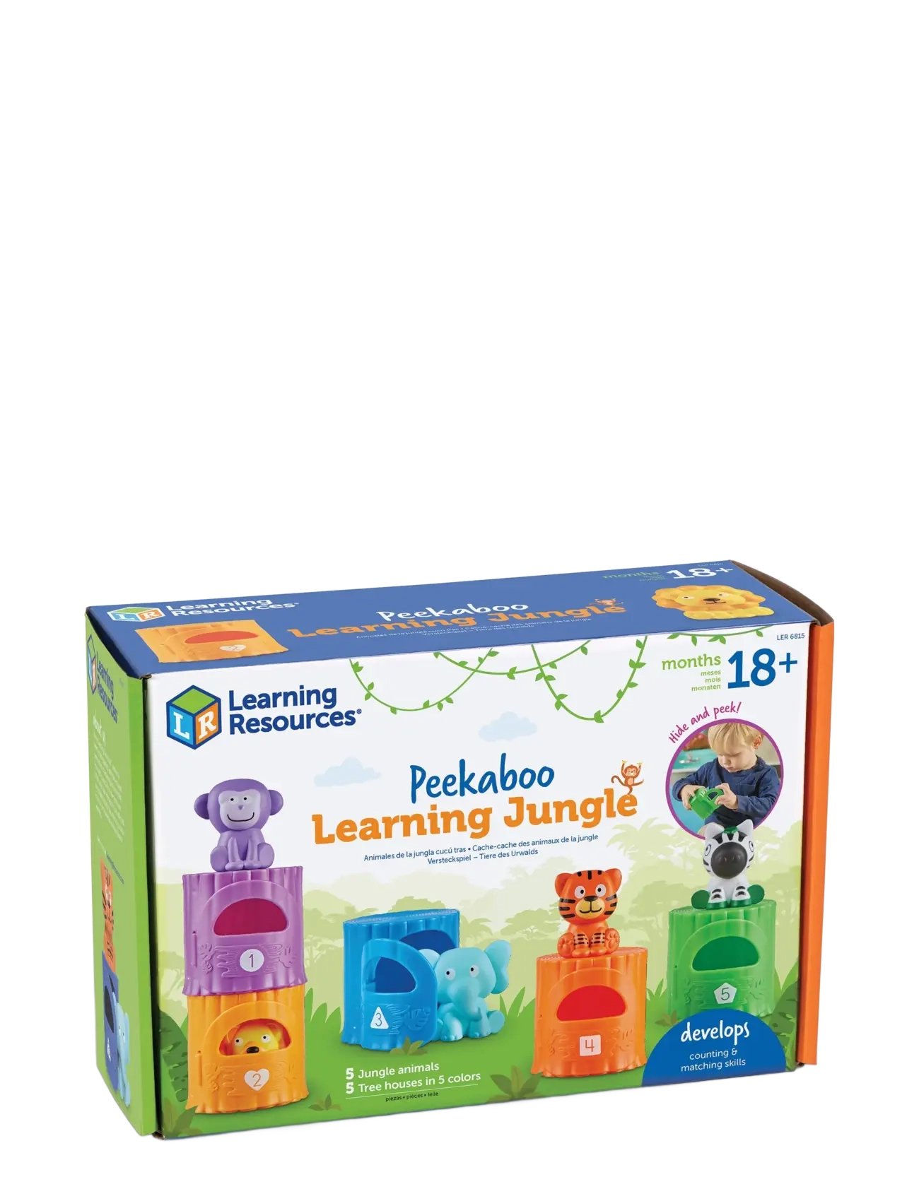Learning Resources - Peekaboo Learning Jungle - multi coloured - 1