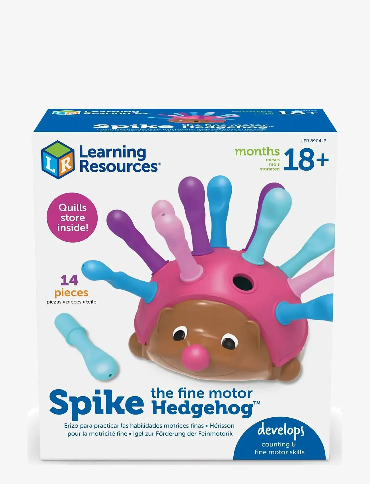 Learning Resources - Spike The Fine Motor Hedgehog® - motoriklegetøj - multi coloured - 1