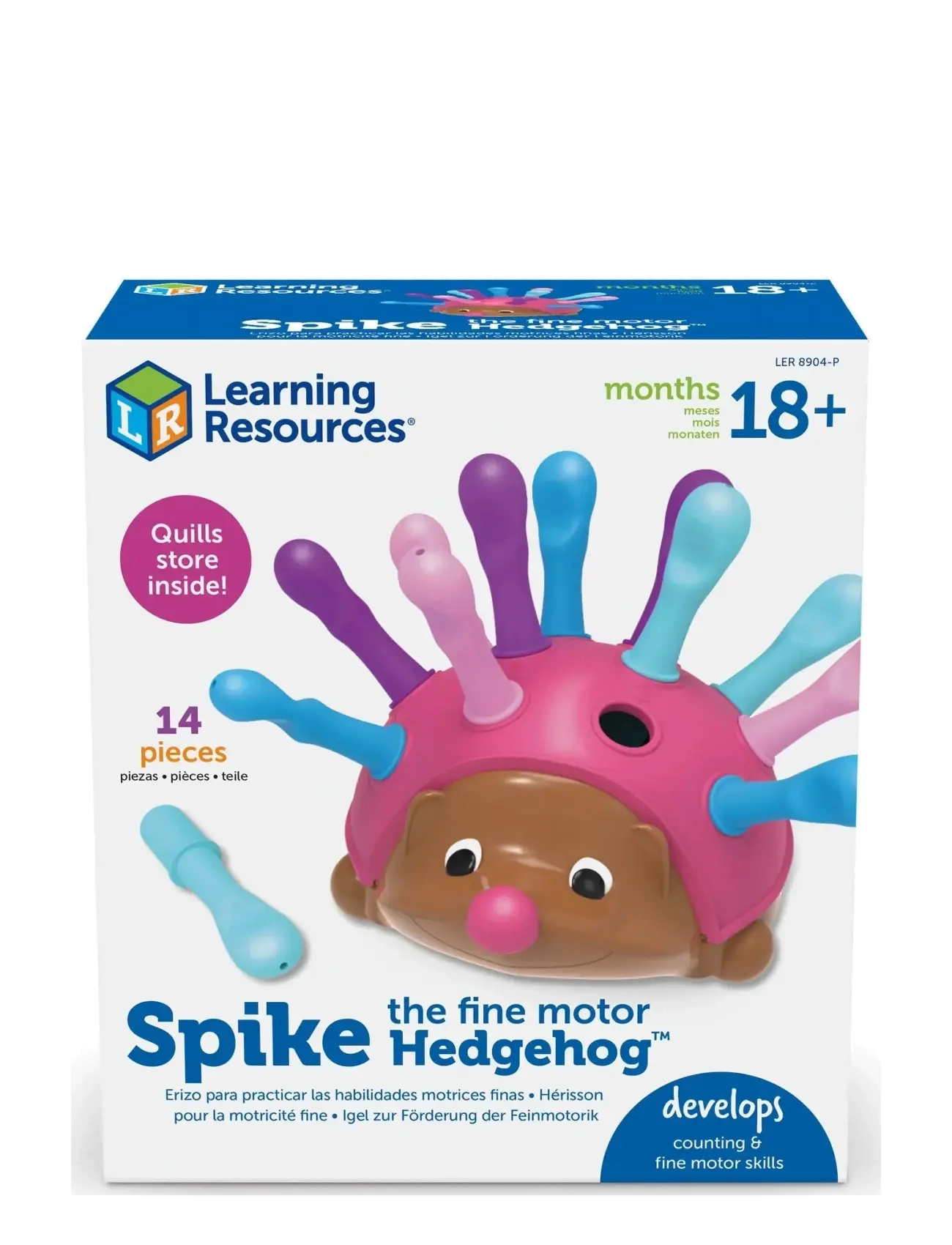 Learning Resources Spike The Fine Motor Hedgehog® - Motorikleksaker - MULTI COLOURED / pink/rose
