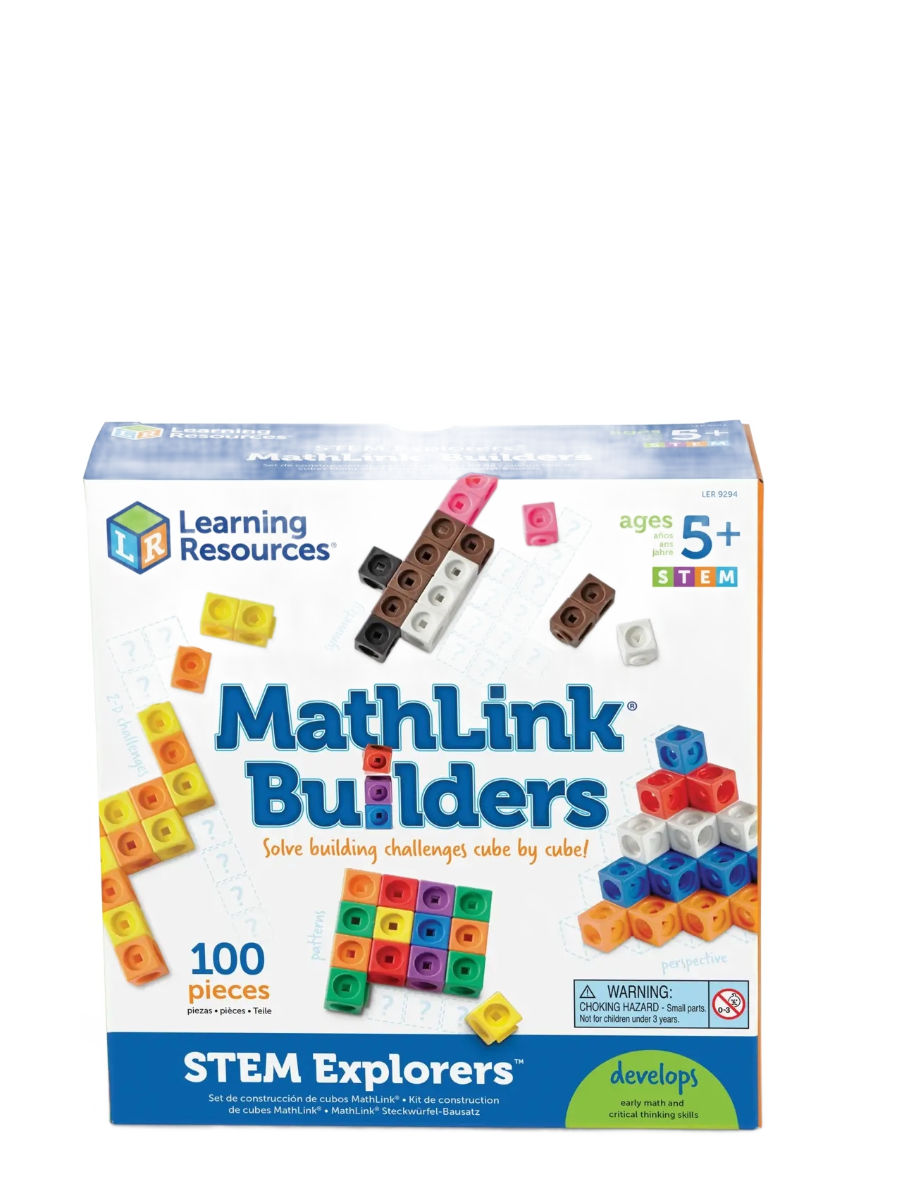 Learning Resources STEM Explorers™ MathLink® Builders - App deal - MULTI COLOURED / blue