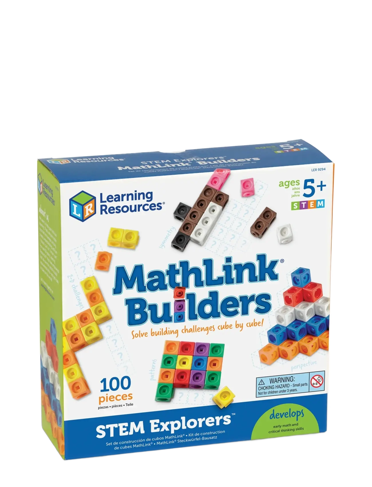 Learning Resources - STEM Explorers™ MathLink® Builders - legesæt - multi coloured - 2