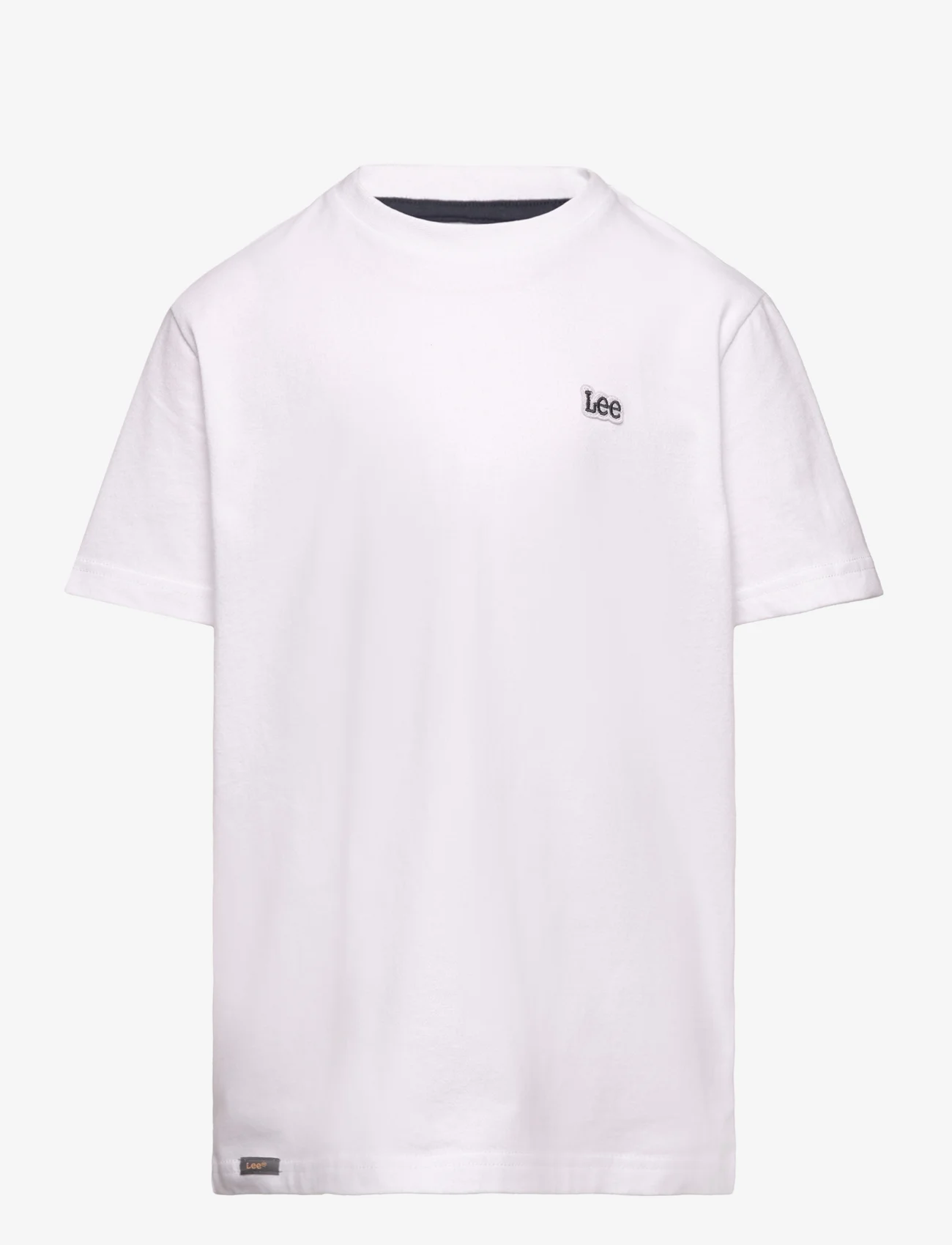 Lee Jeans - Badge T-Shirt - lühikeste varrukatega t-särgid - bright white - 0