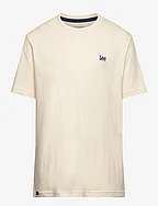 Badge T-Shirt - WHITE ASPARAGUS