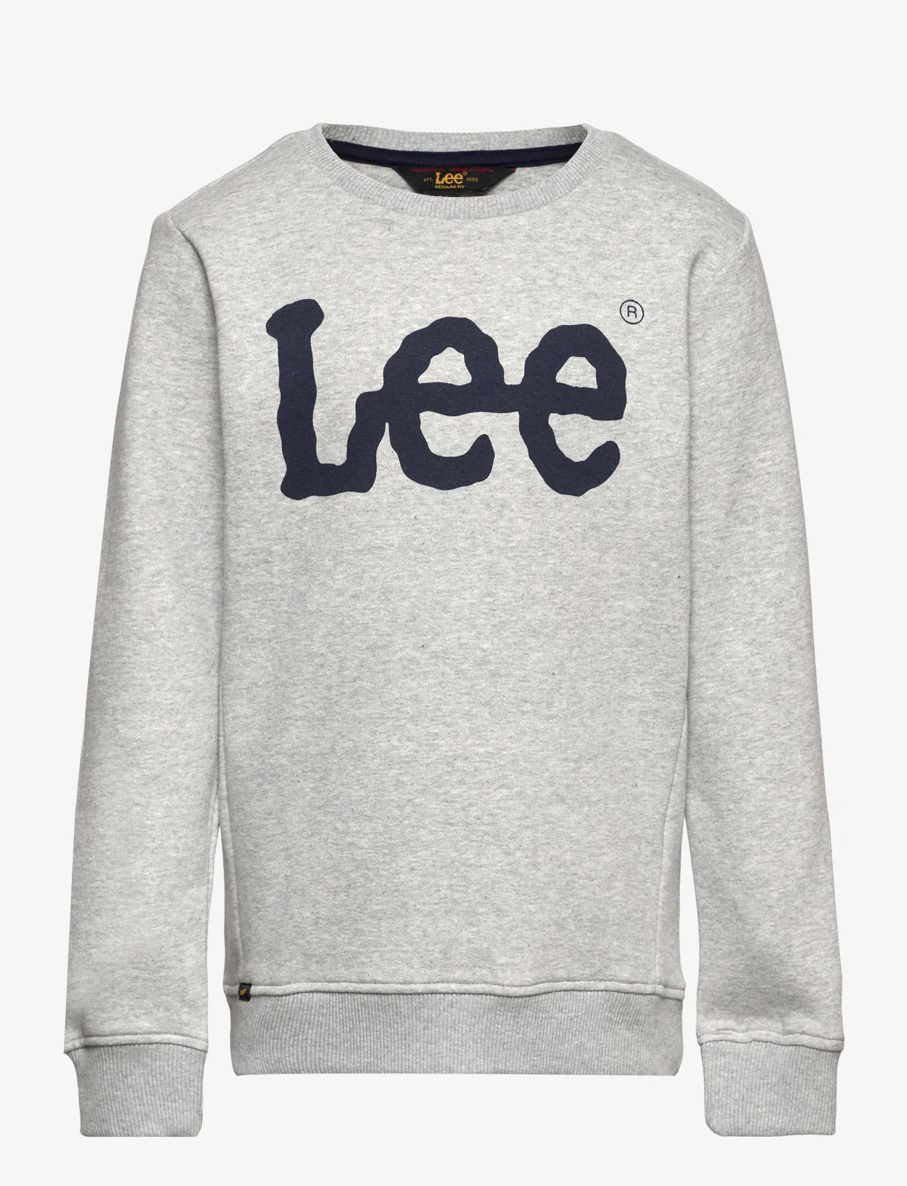 Lee Jeans - Wobbly Graphic BB Crew - sweatshirts - vintage grey heather - 0