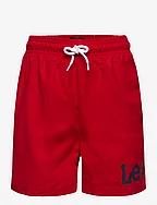 Wobbly Graphic Swimshort - TANGO RED