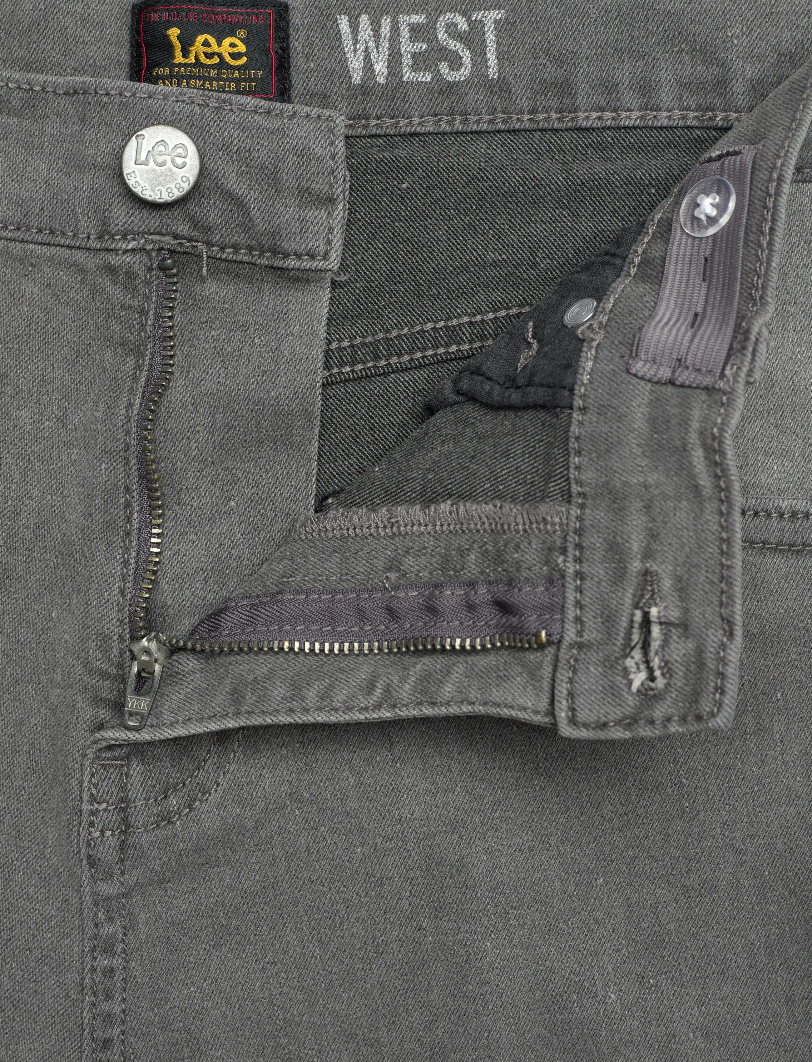Lee Jeans - West 5 Pocket Short - casual shorts - light grey wash - 3
