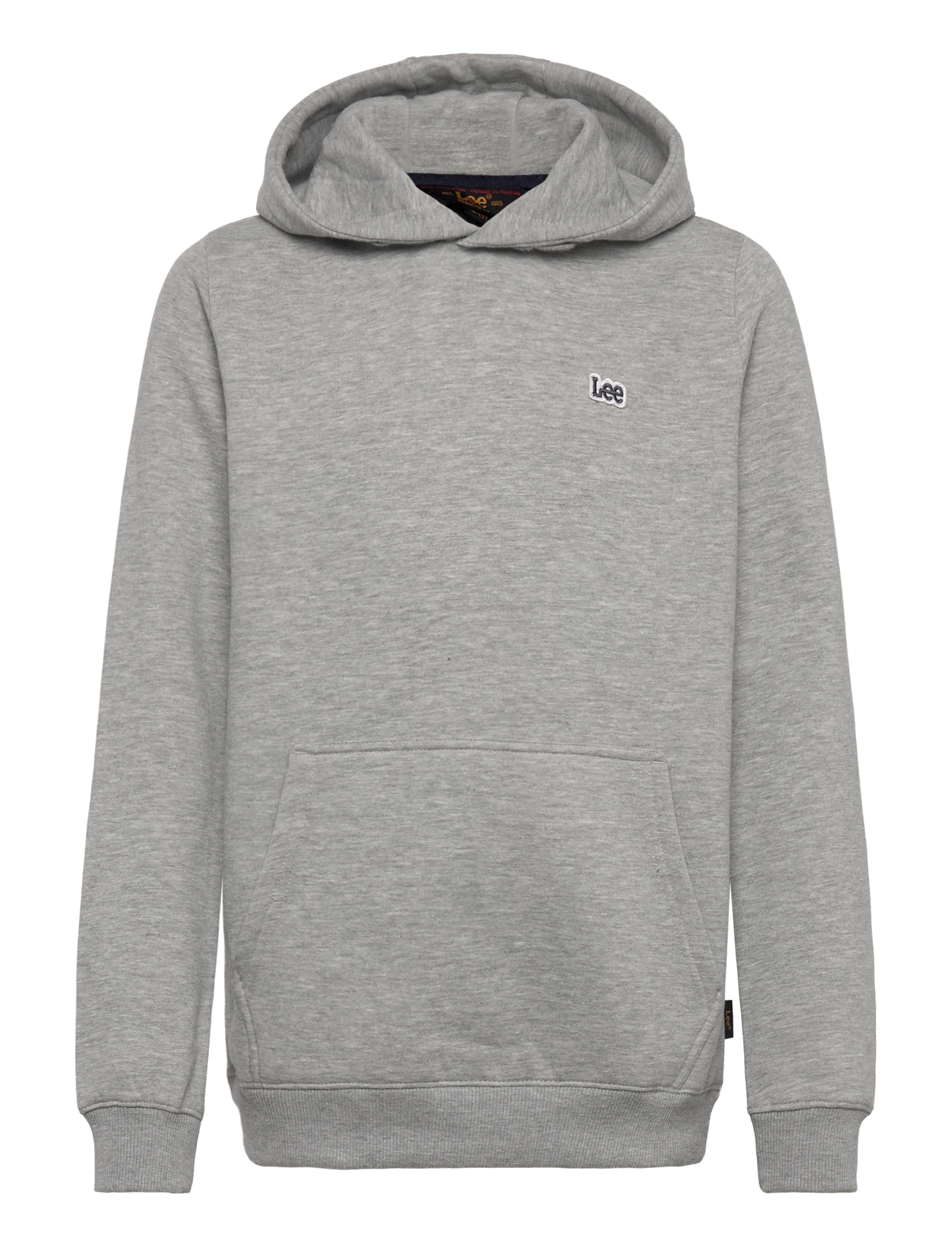 Lee Jeans Badge Bb Oth Hoodie, 122, Grey, Sweatshirts & Hættetrøjer > Hættetrøjer, Børn