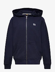 Lee Jeans - Badge LB Zip Through Hoodie - hoodies - navy blazer - 0