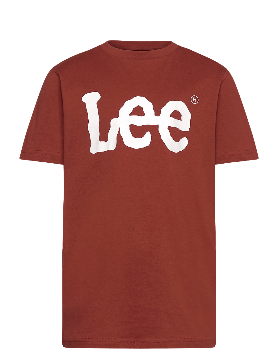 Lee Jeans - Wobbly Graphic T-Shirt - lühikeste varrukatega t-särgid - burnt henna - 0